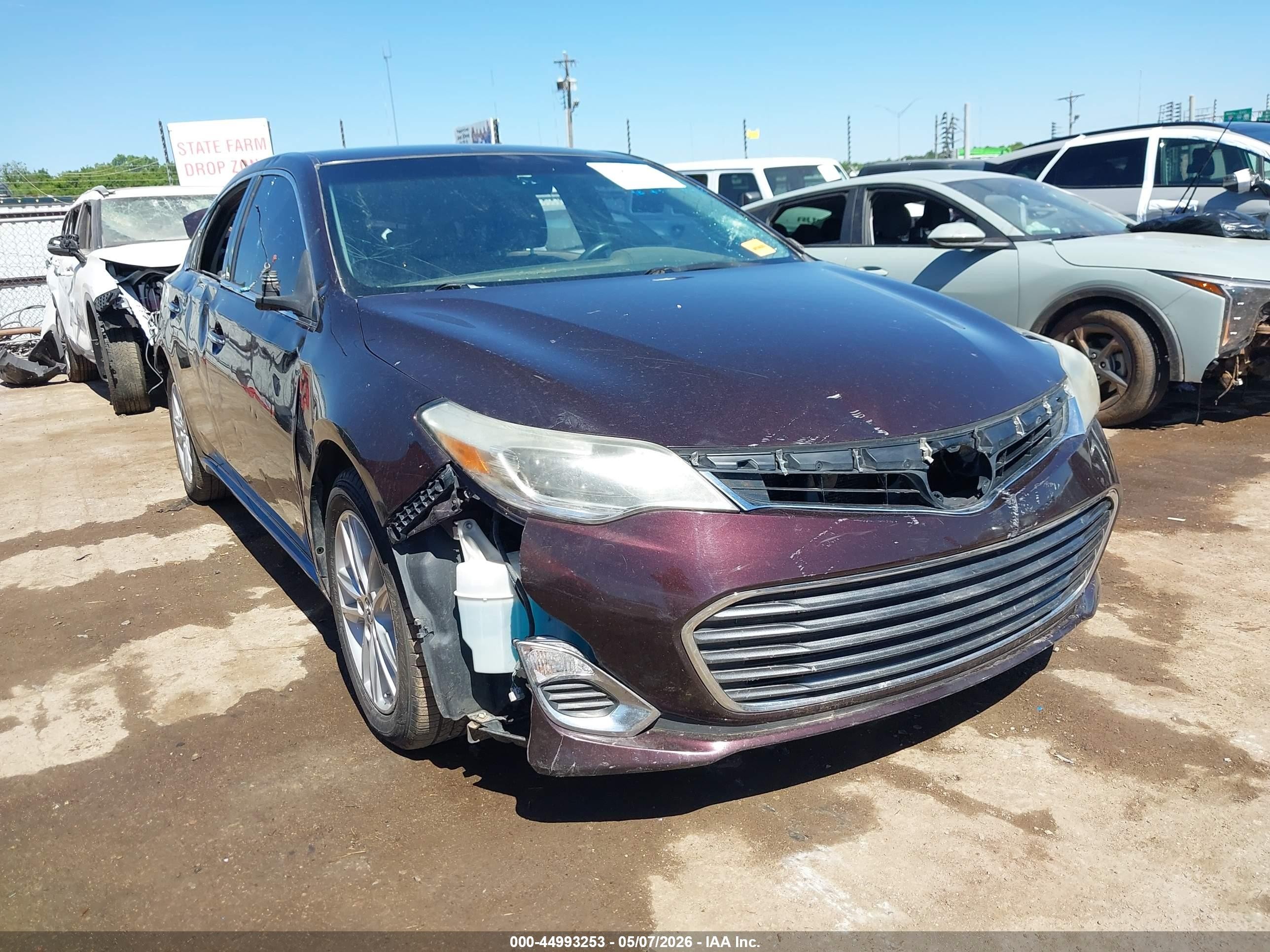 2014 Toyota Avalon Xle Burgundy vin: 4T1BK1EB5EU096481