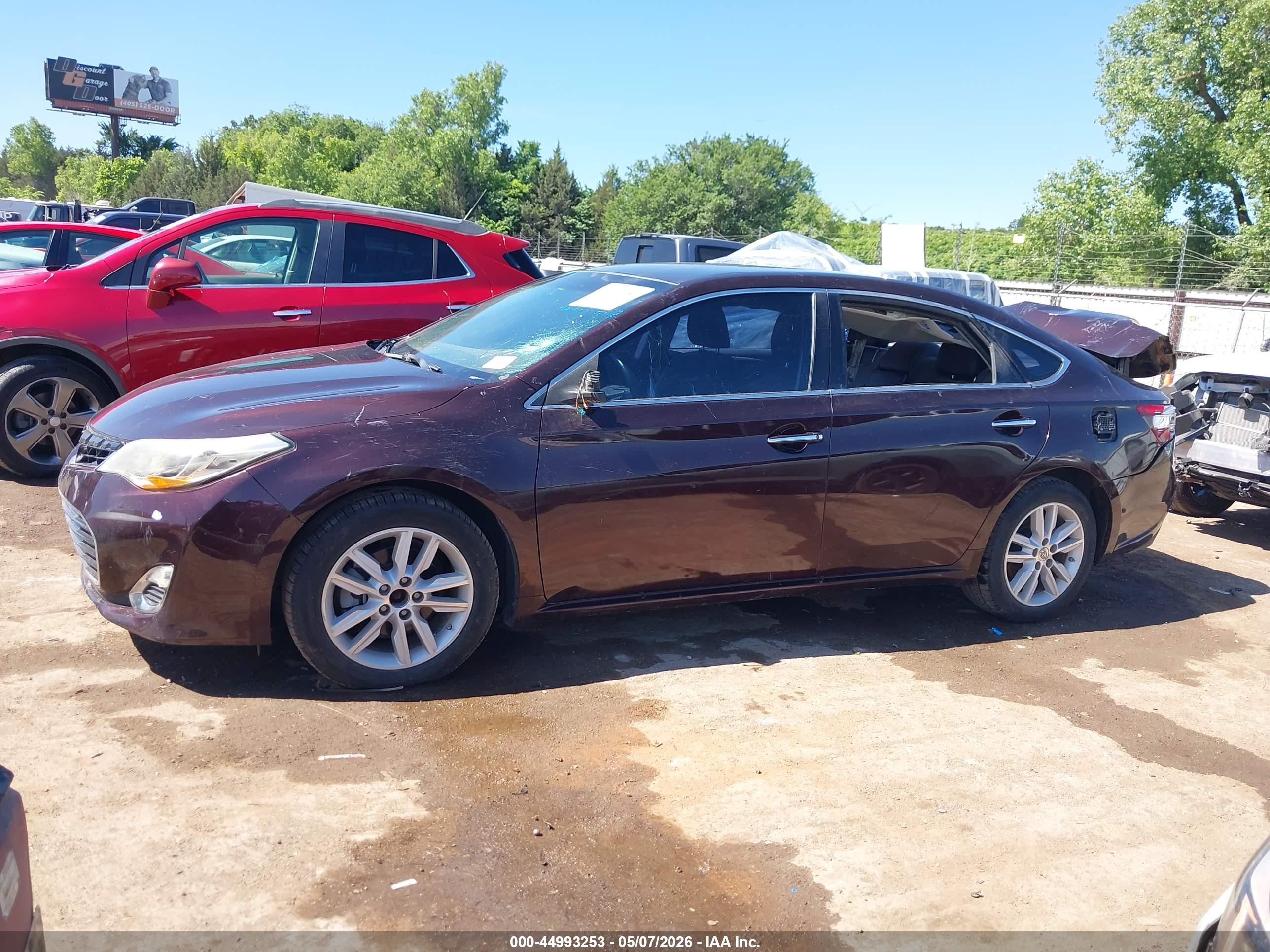 2014 Toyota Avalon Xle Burgundy vin: 4T1BK1EB5EU096481