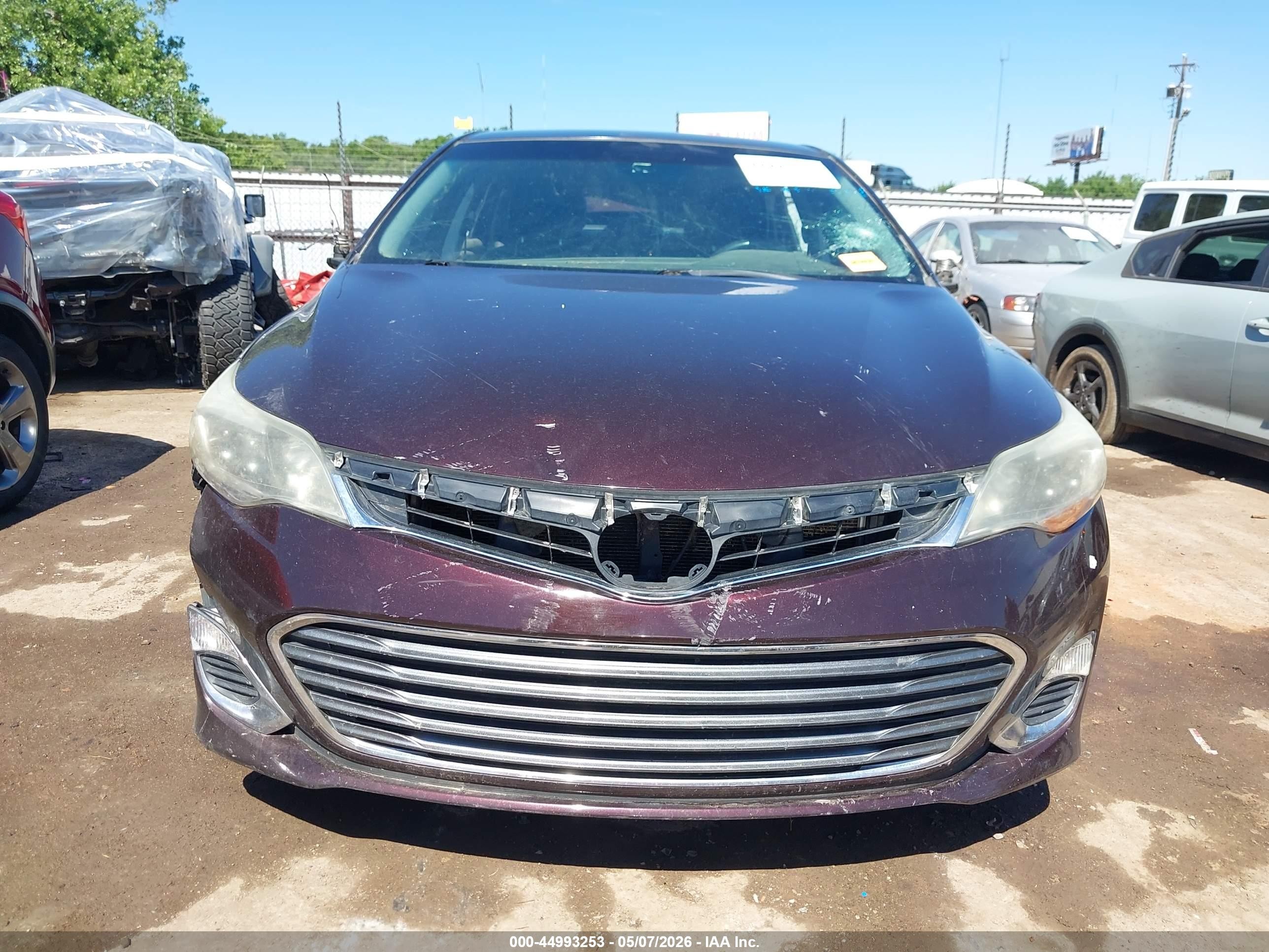 2014 Toyota Avalon Xle Burgundy vin: 4T1BK1EB5EU096481
