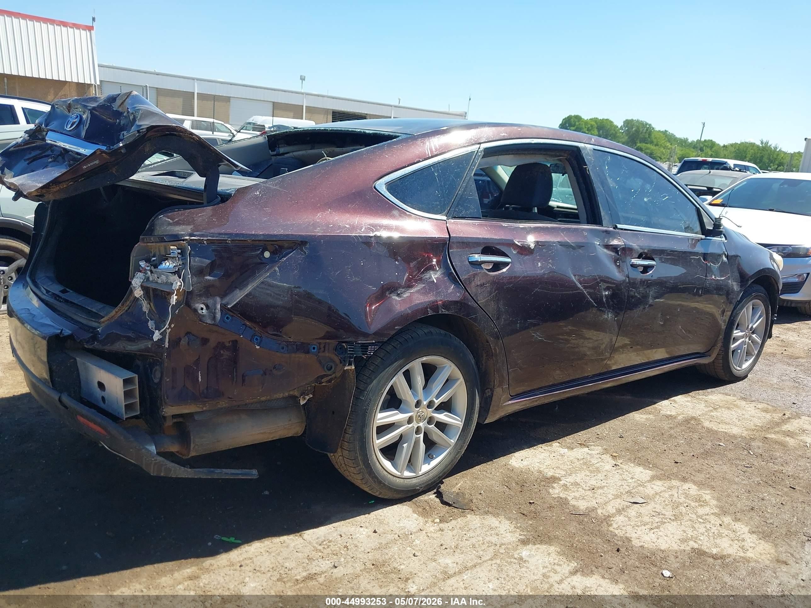 2014 Toyota Avalon Xle Burgundy vin: 4T1BK1EB5EU096481
