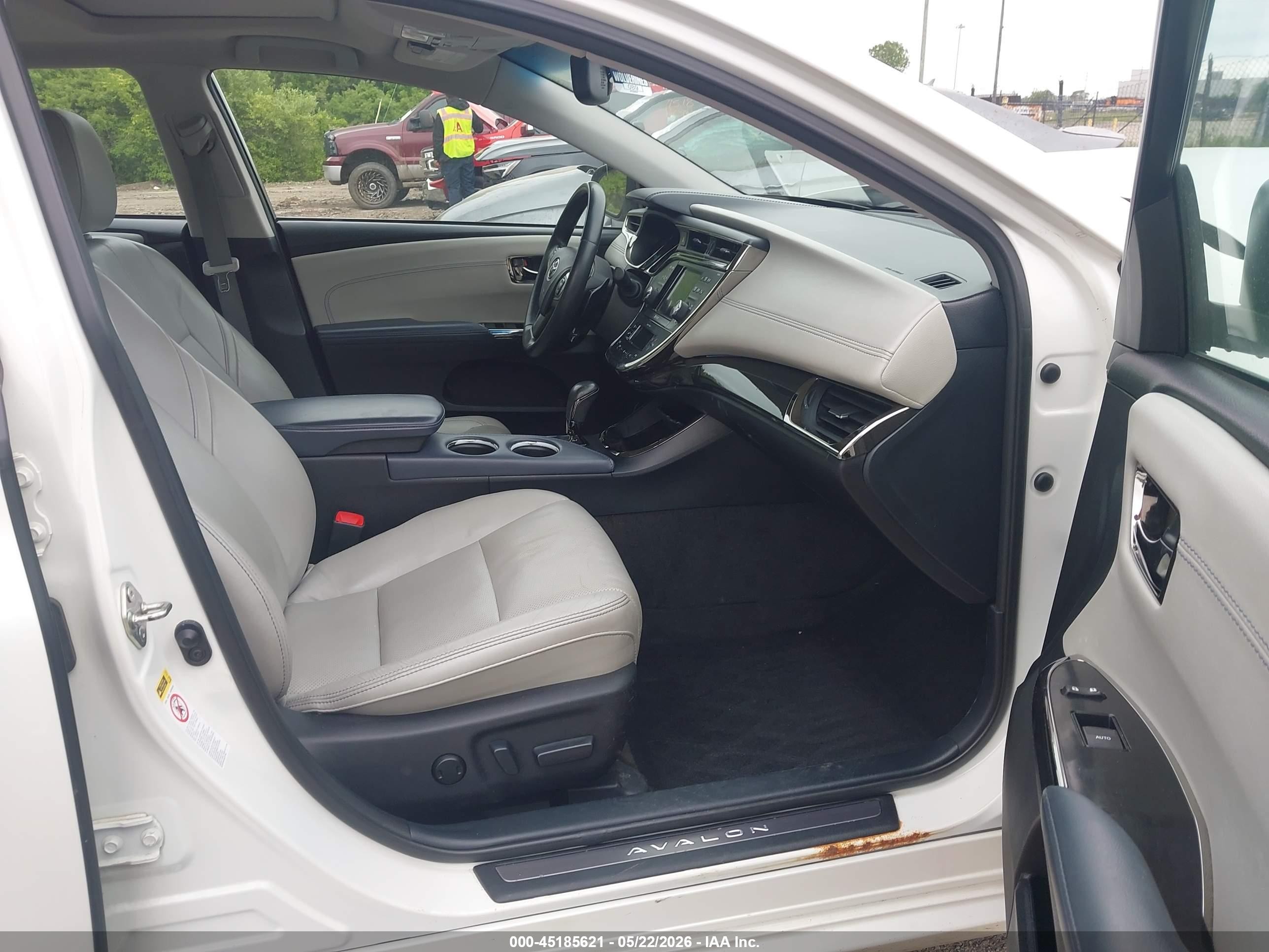 2014 Toyota Avalon Limited White vin: 4T1BK1EB5EU097078
