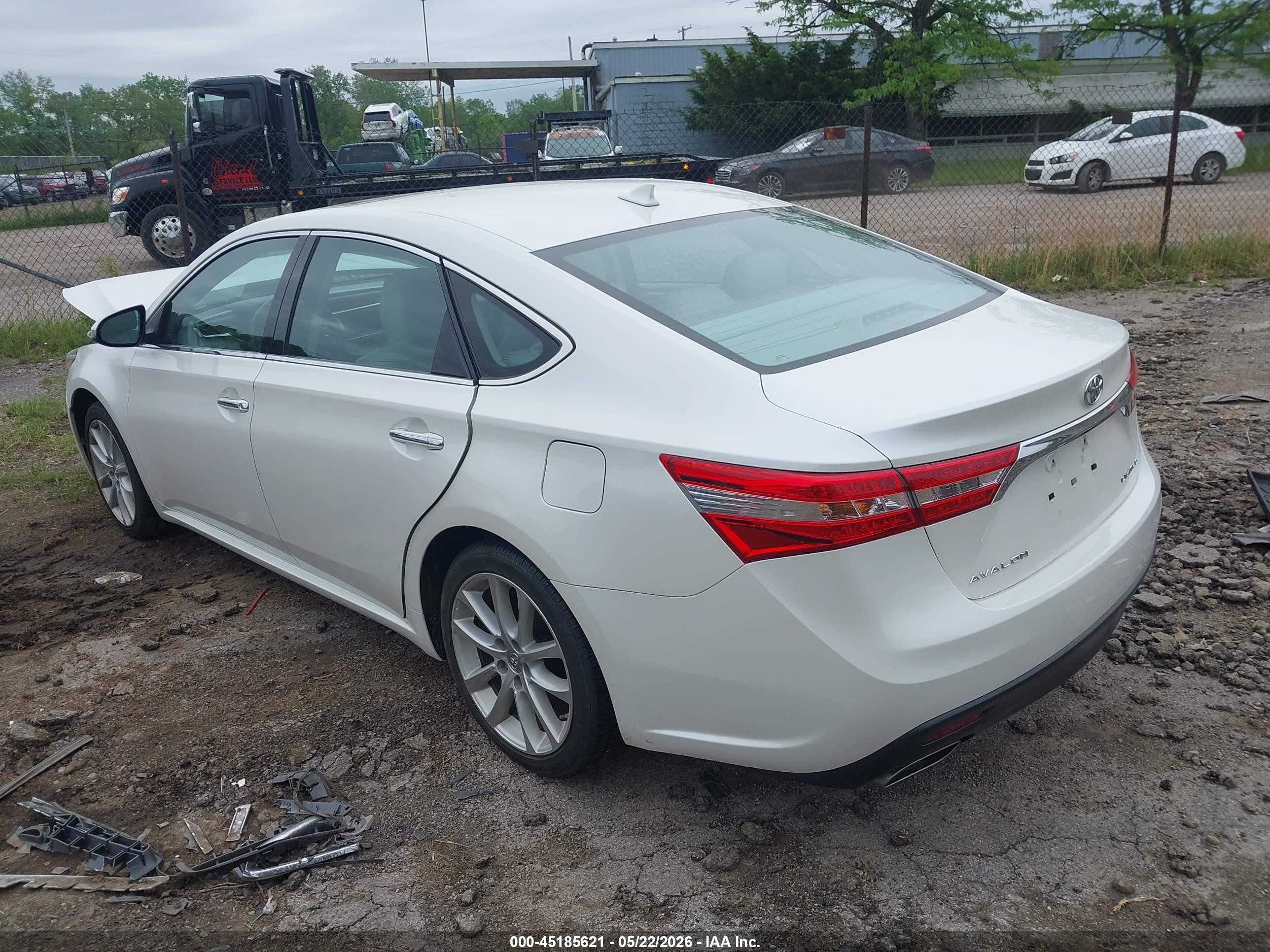 2014 Toyota Avalon Limited White vin: 4T1BK1EB5EU097078