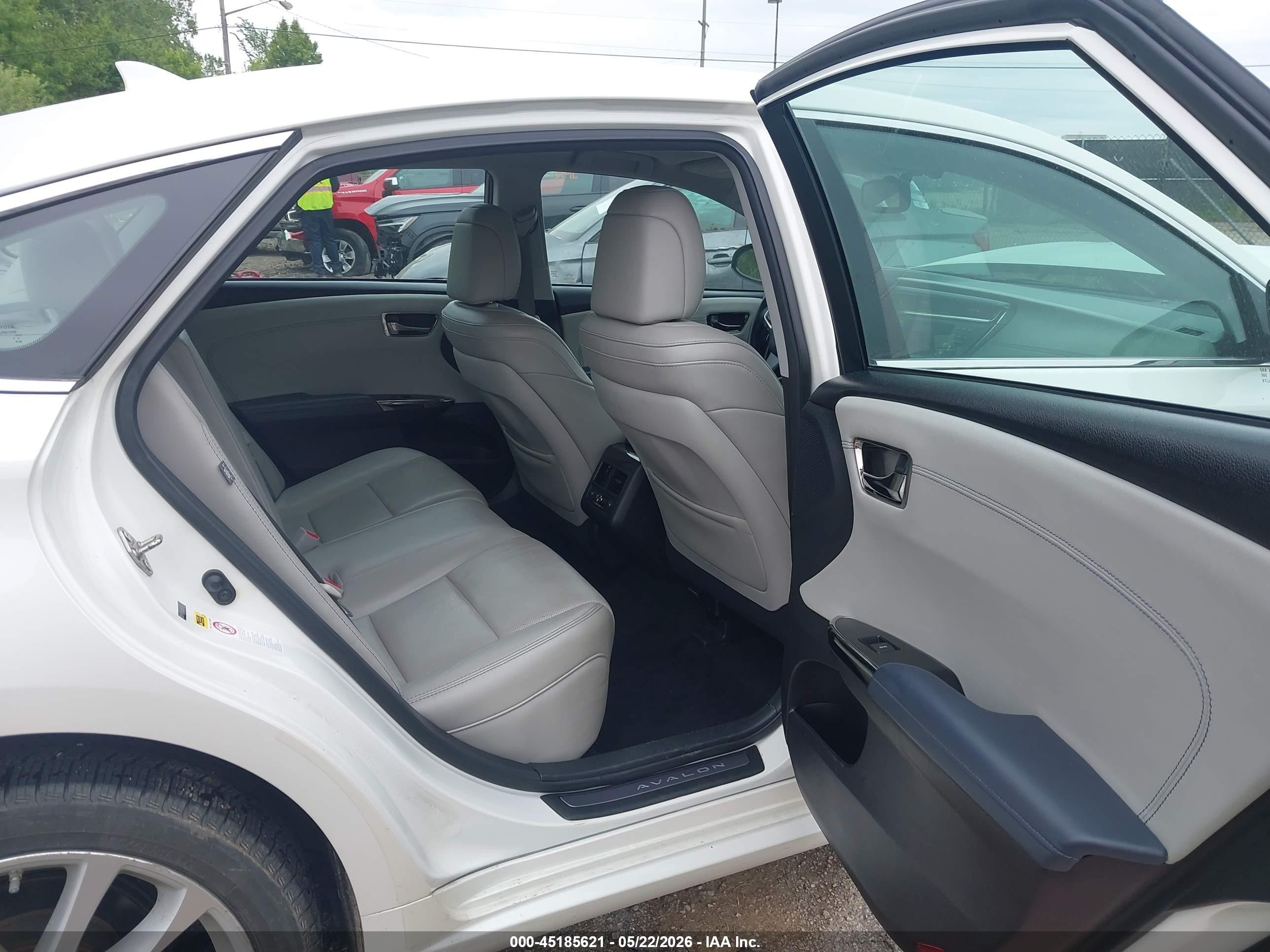 2014 Toyota Avalon Limited White vin: 4T1BK1EB5EU097078
