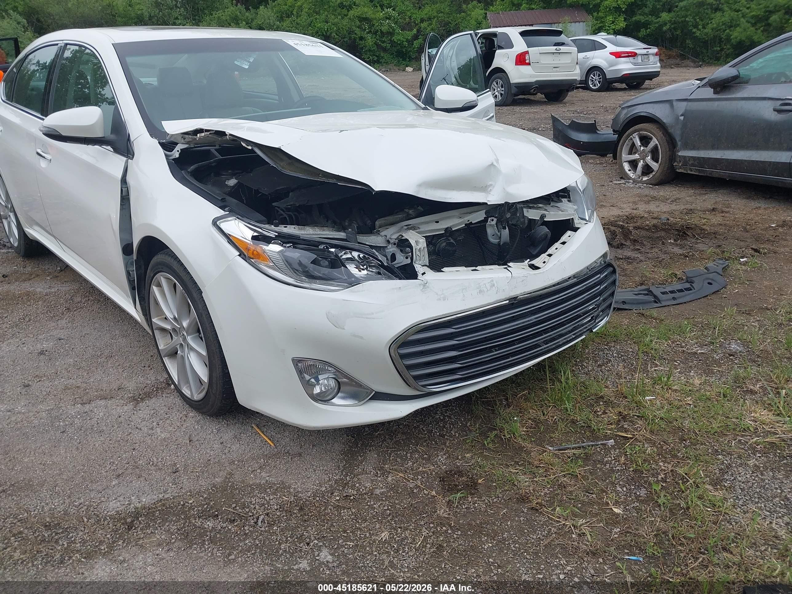 2014 Toyota Avalon Limited White vin: 4T1BK1EB5EU097078