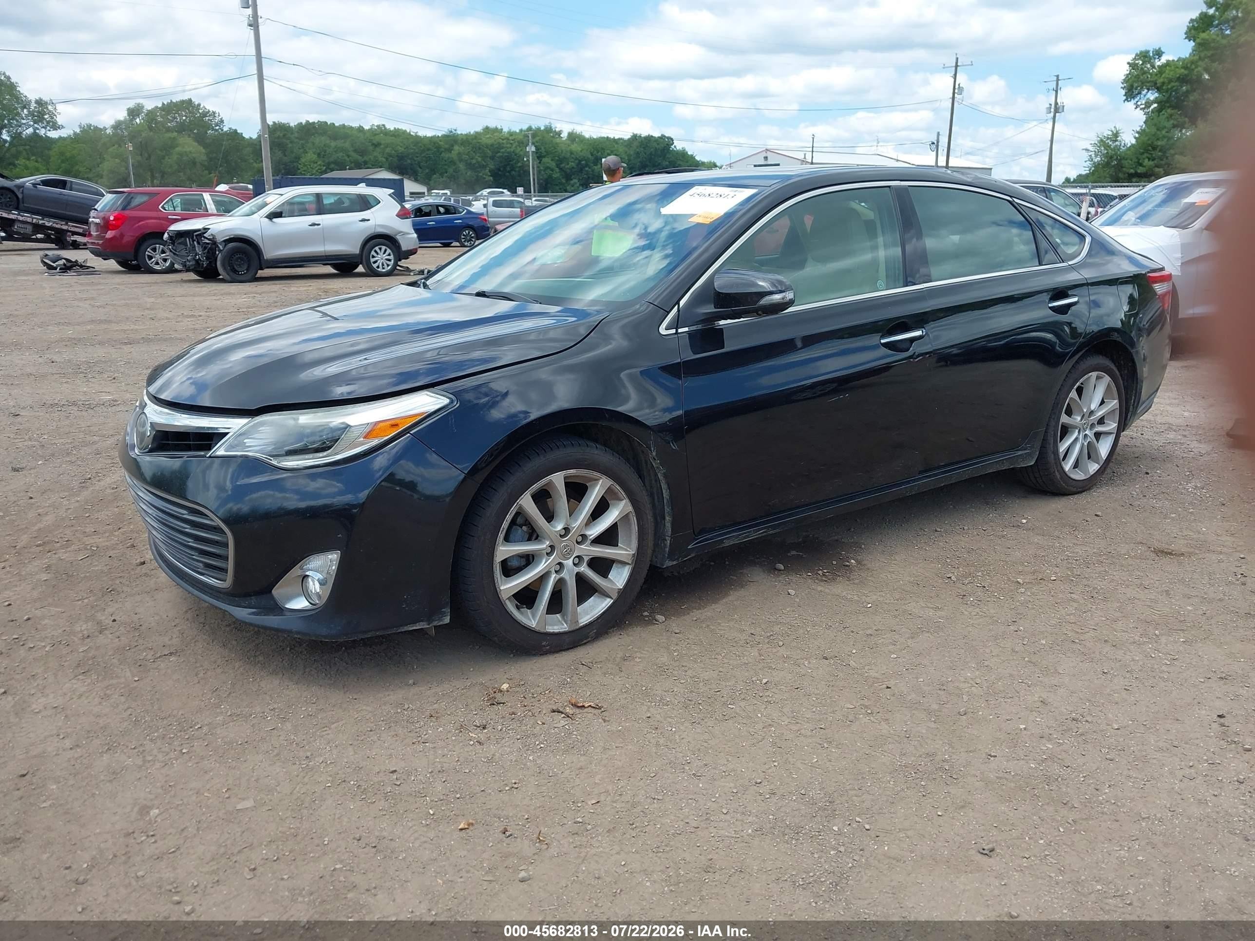 2014 Toyota Avalon Limited Black vin: 4T1BK1EB5EU098991