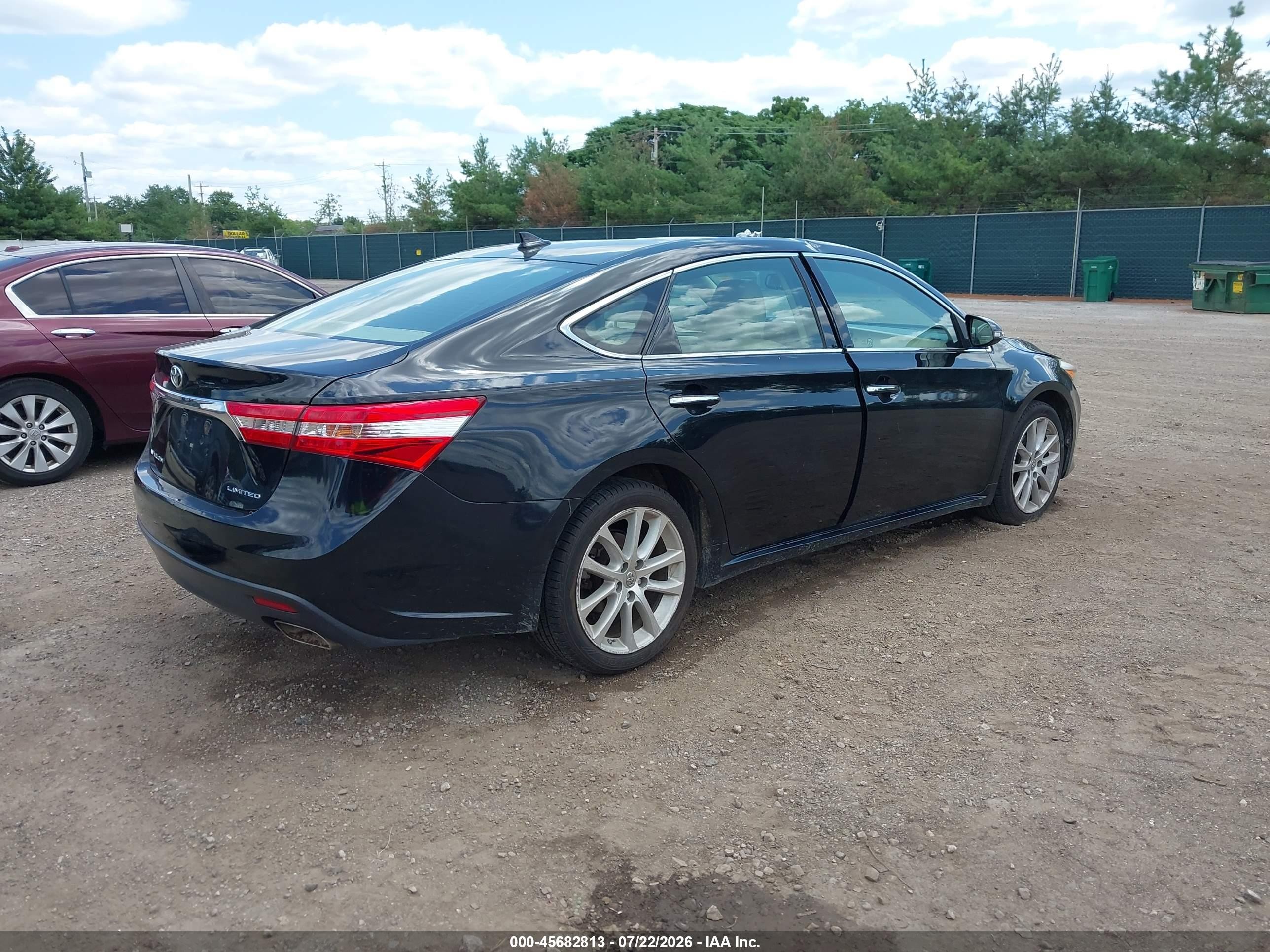 2014 Toyota Avalon Limited Black vin: 4T1BK1EB5EU098991