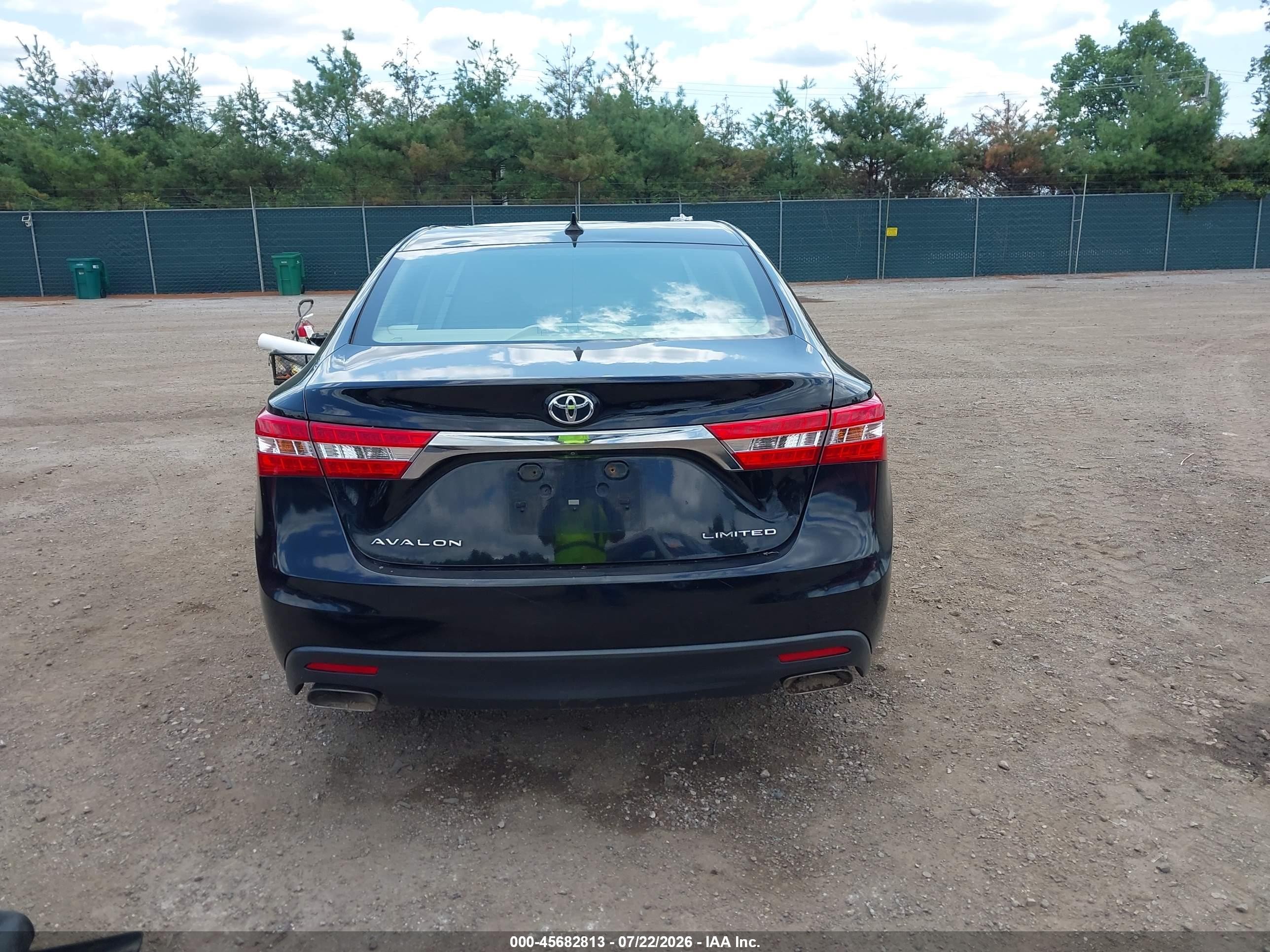 2014 Toyota Avalon Limited Black vin: 4T1BK1EB5EU098991