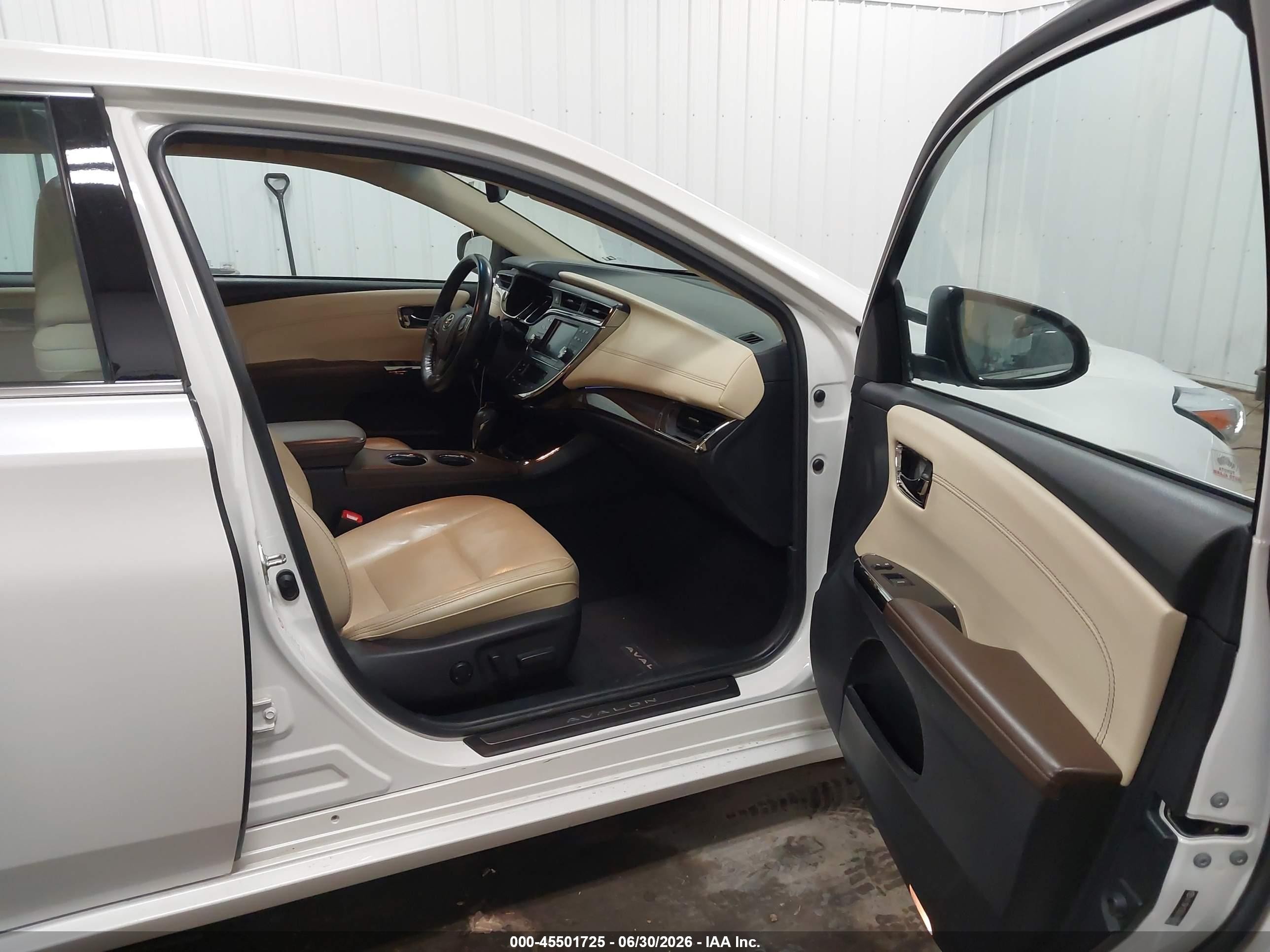 2014 Toyota Avalon Limited White vin: 4T1BK1EB5EU100772