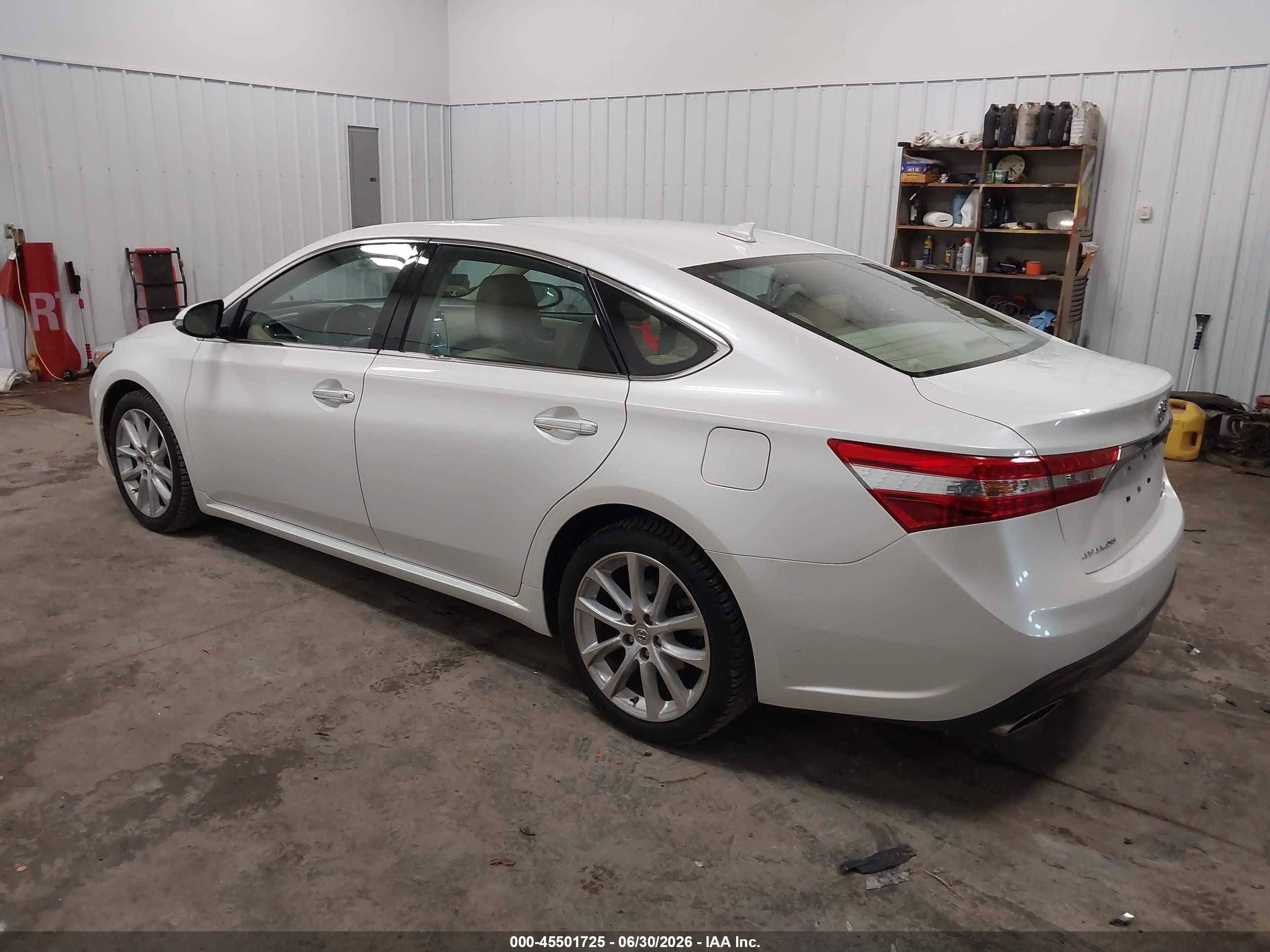 2014 Toyota Avalon Limited White vin: 4T1BK1EB5EU100772