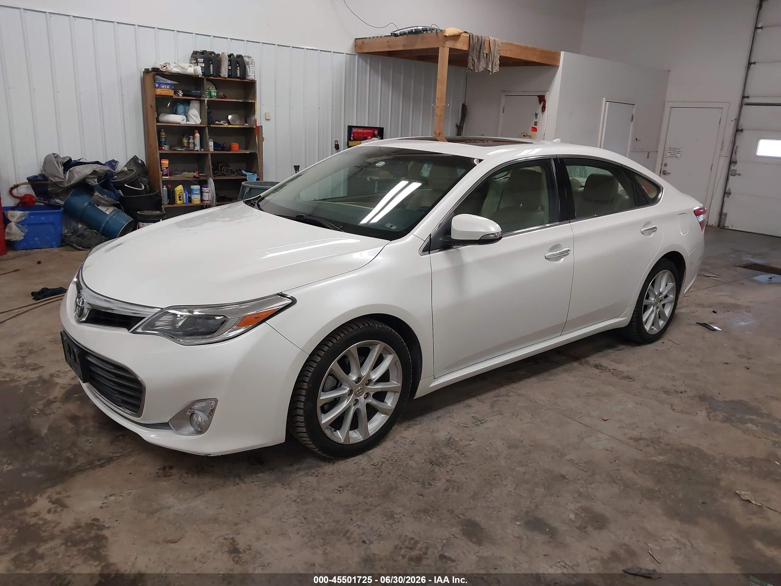 2014 Toyota Avalon Limited White vin: 4T1BK1EB5EU100772