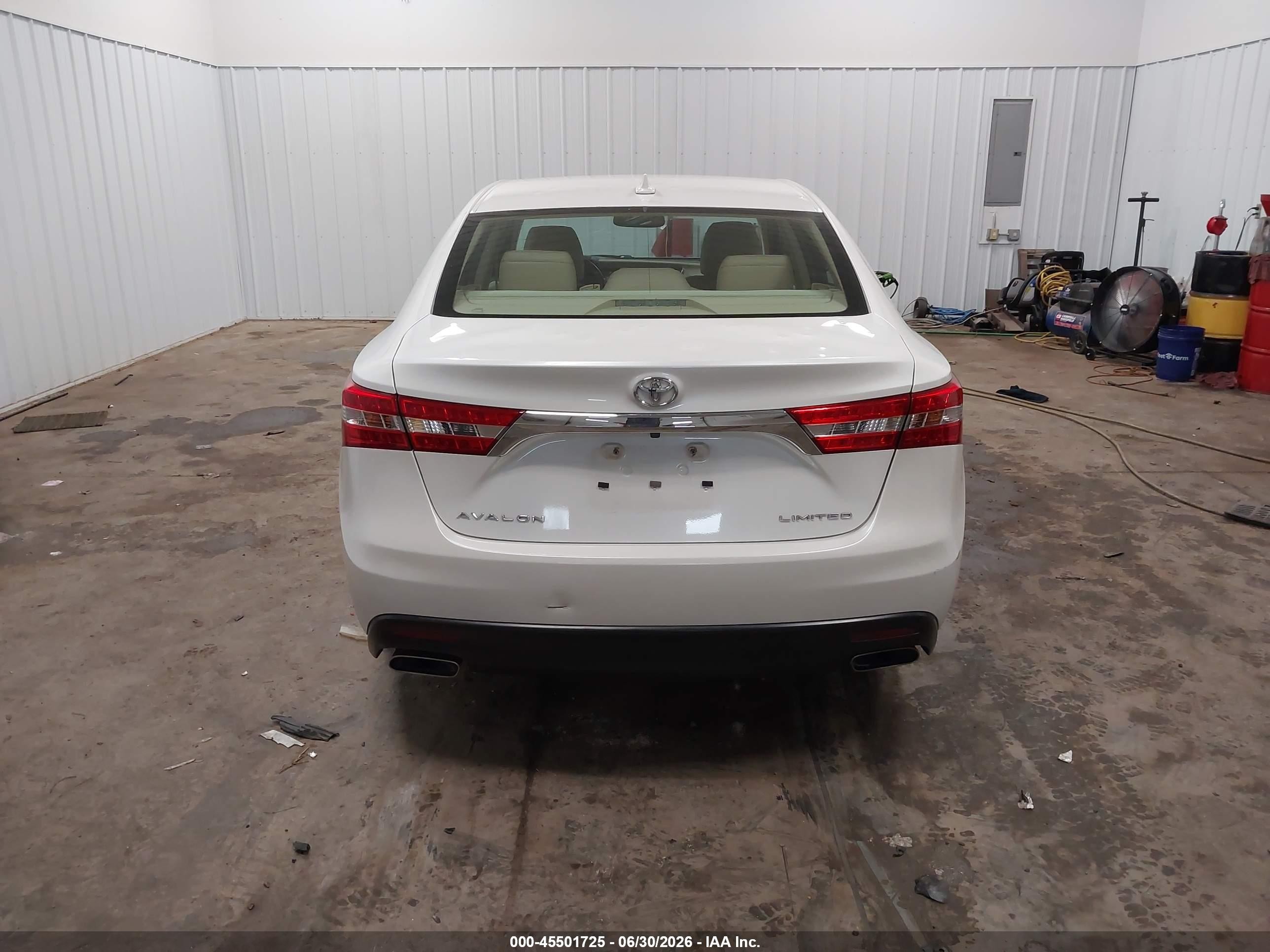 2014 Toyota Avalon Limited White vin: 4T1BK1EB5EU100772