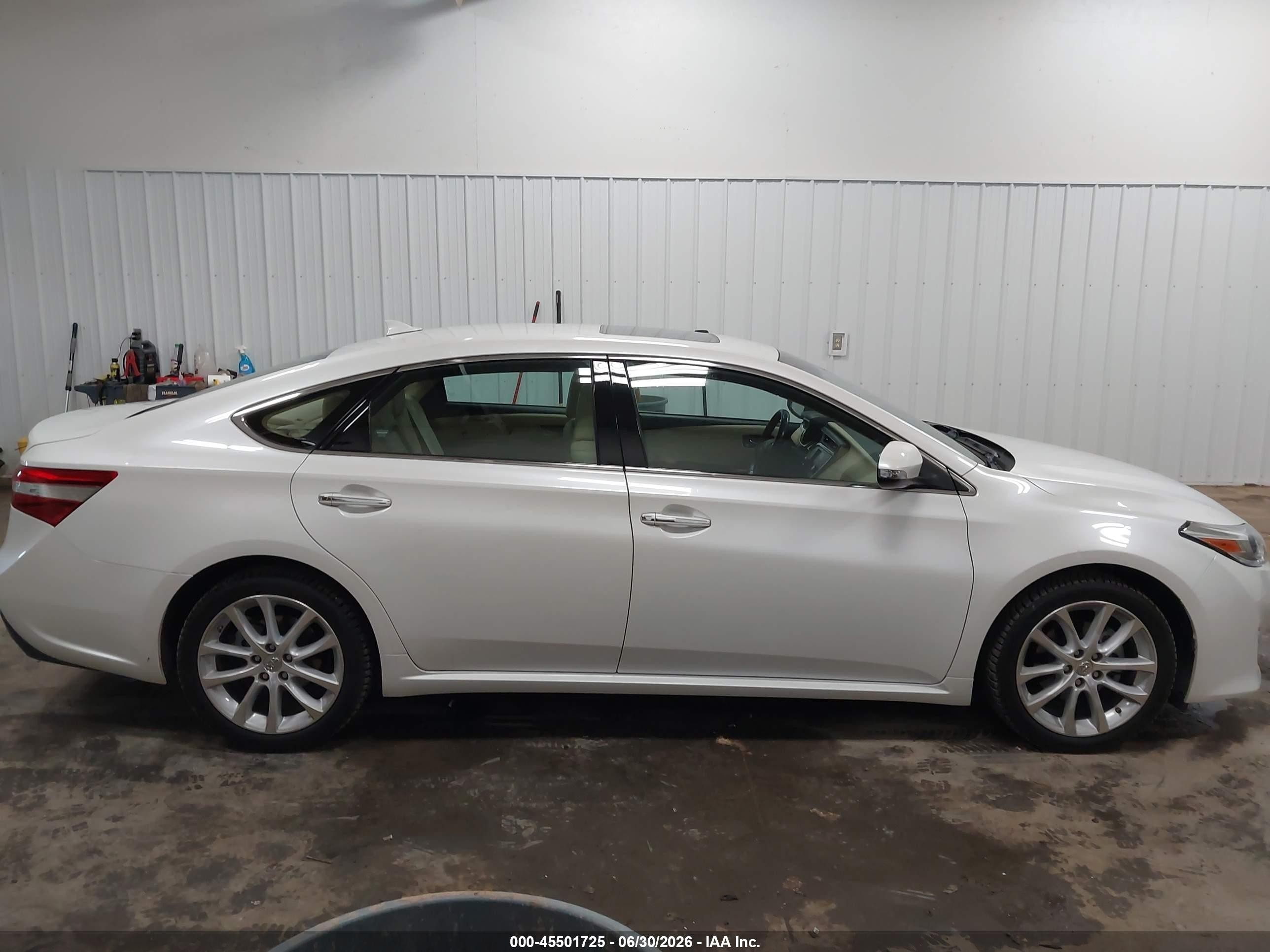 2014 Toyota Avalon Limited White vin: 4T1BK1EB5EU100772