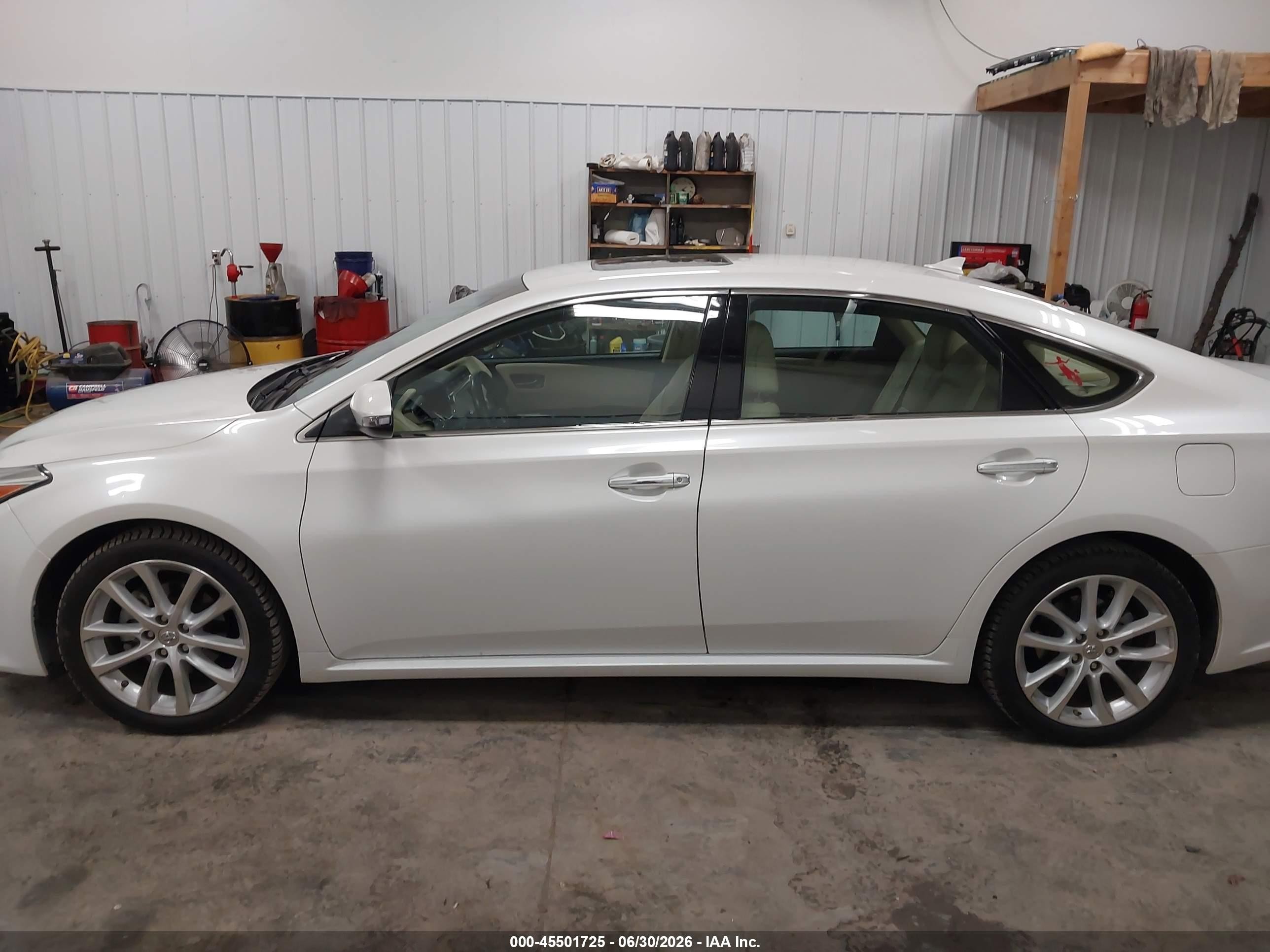2014 Toyota Avalon Limited White vin: 4T1BK1EB5EU100772