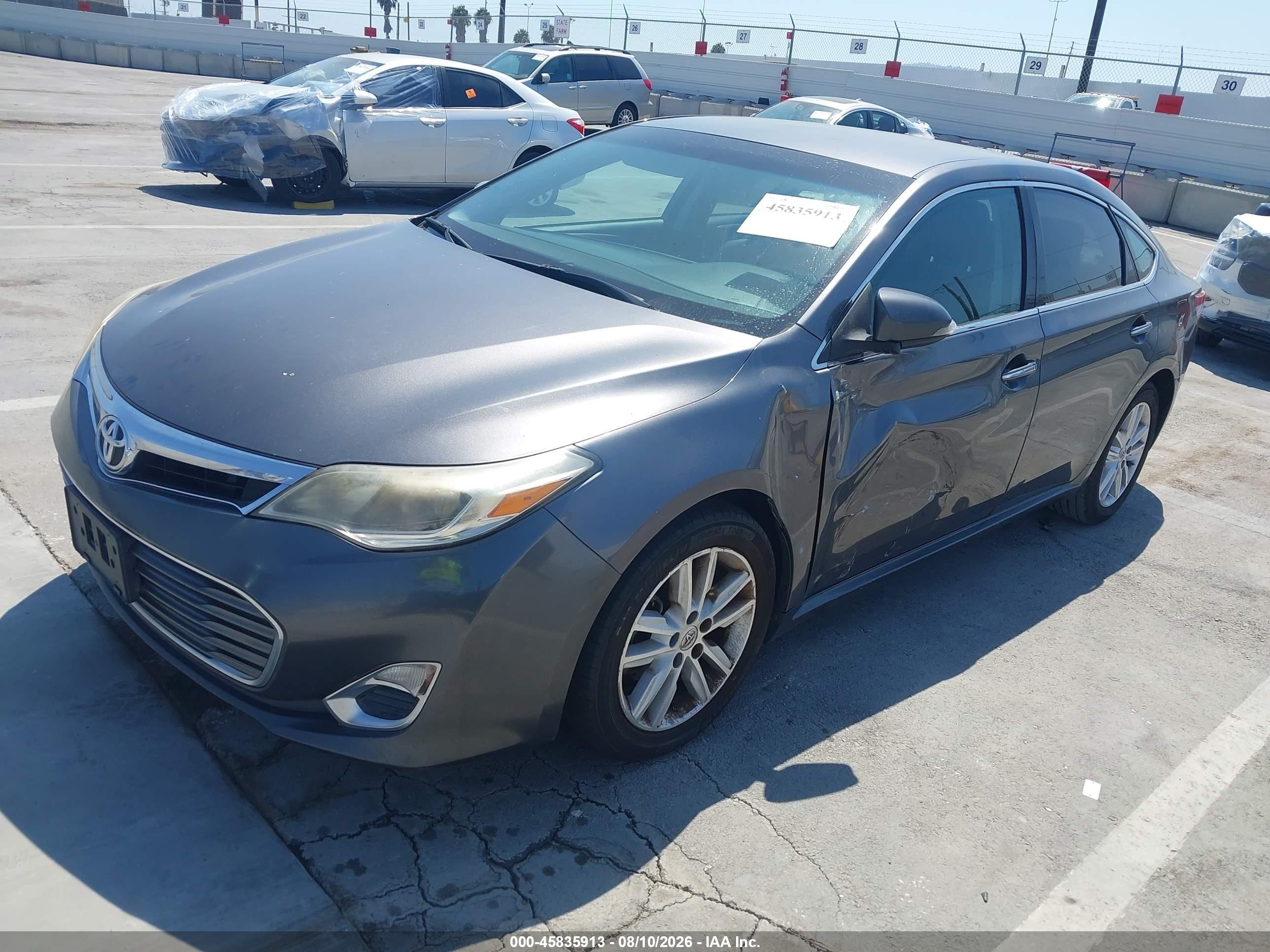 2014 Toyota Avalon Xle Серый vin: 4T1BK1EB5EU108242