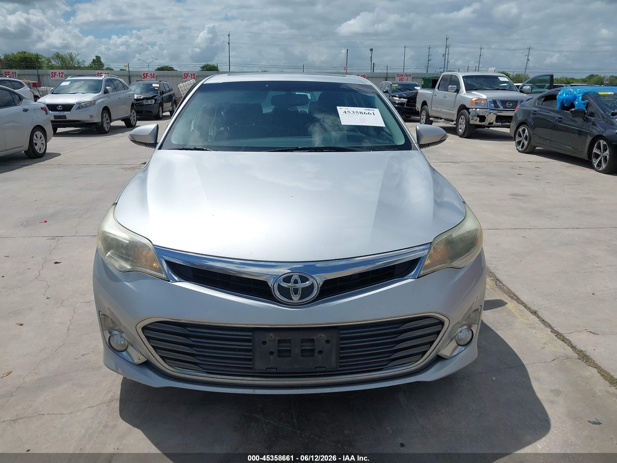 2014 Toyota Avalon Xle Touring Silver vin: 4T1BK1EB5EU108628