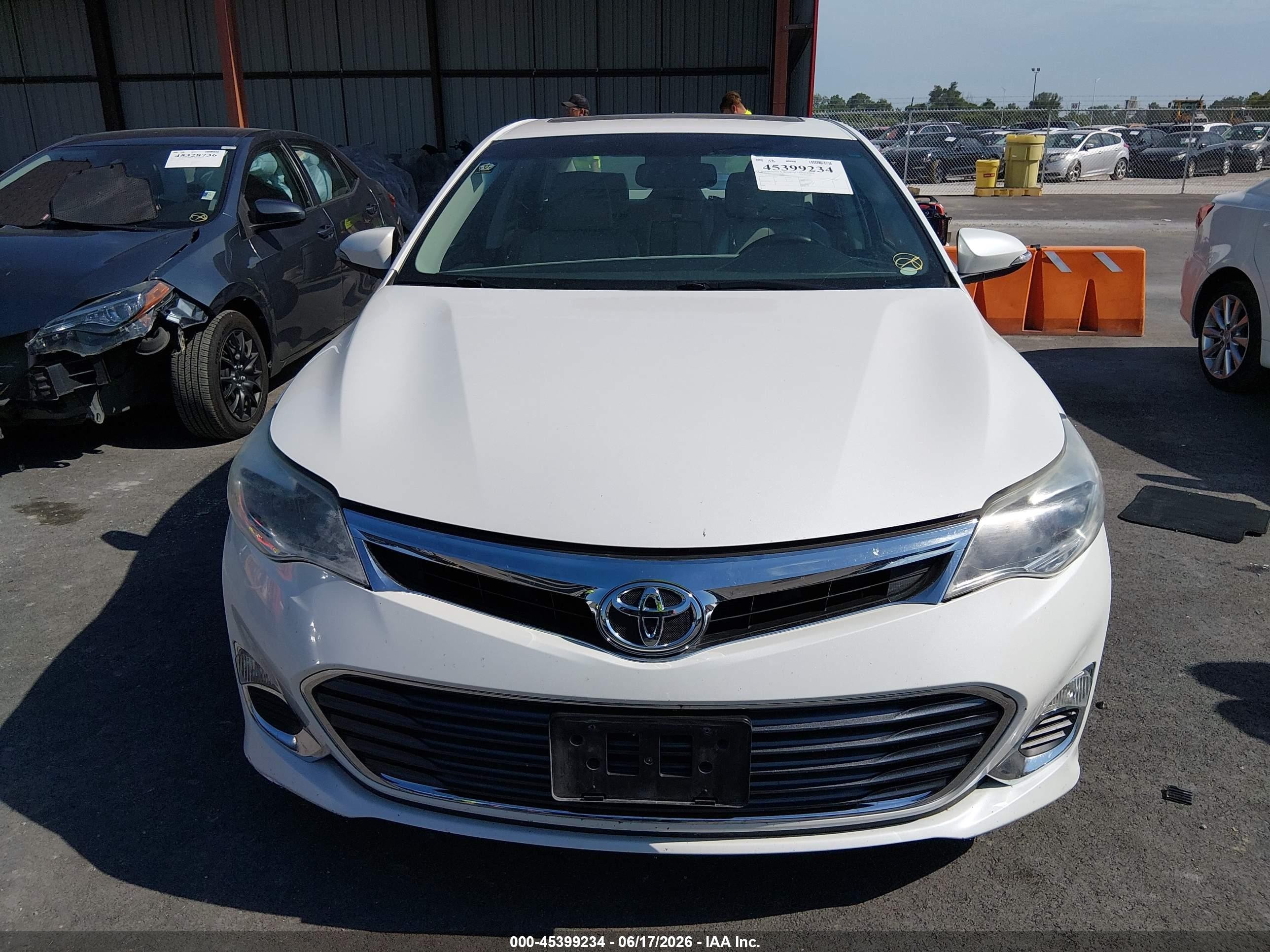 2015 Toyota Avalon Xle Premium White vin: 4T1BK1EB5FU146829