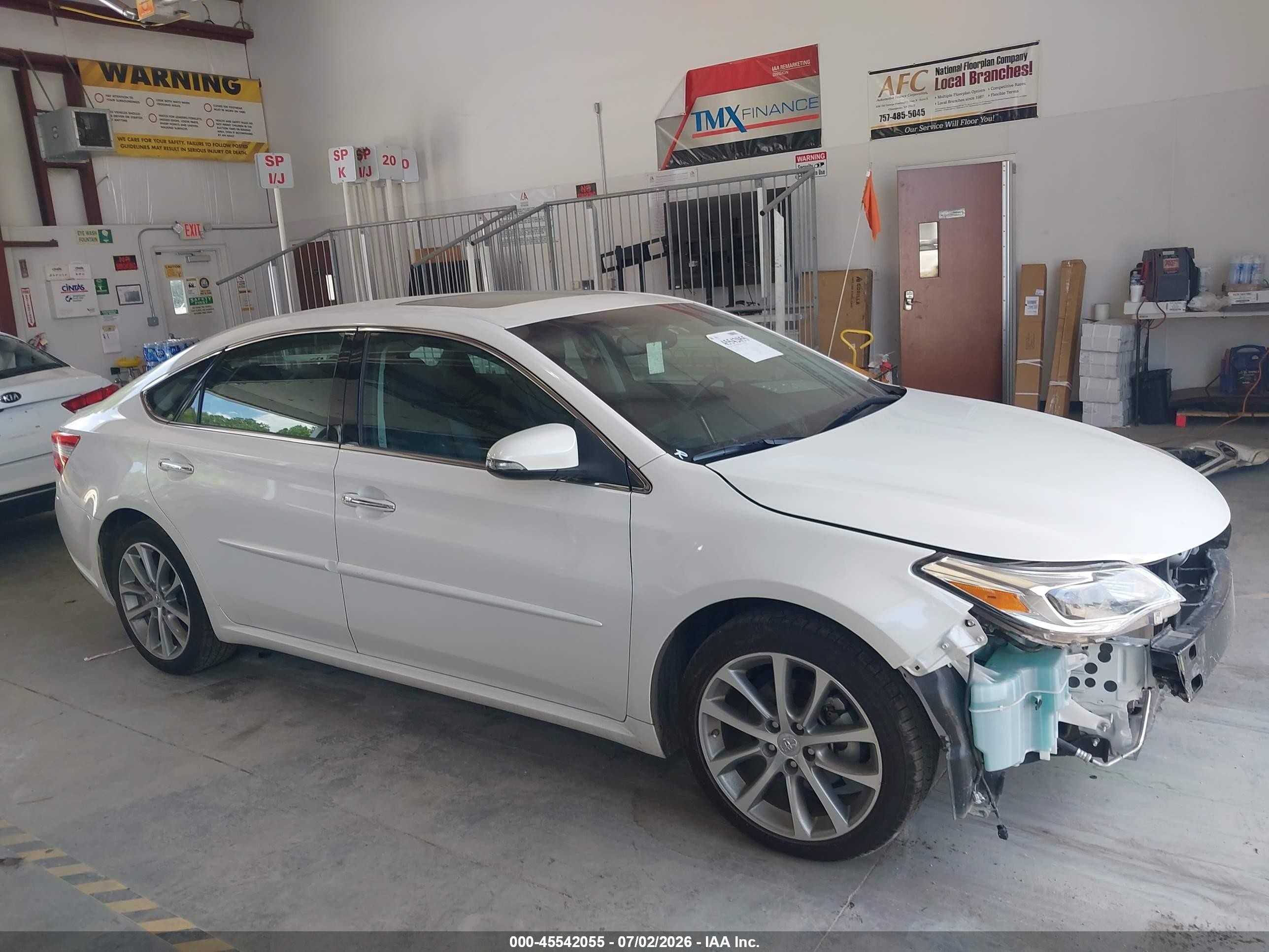 2015 Toyota Avalon Xle Touring White vin: 4T1BK1EB5FU147219