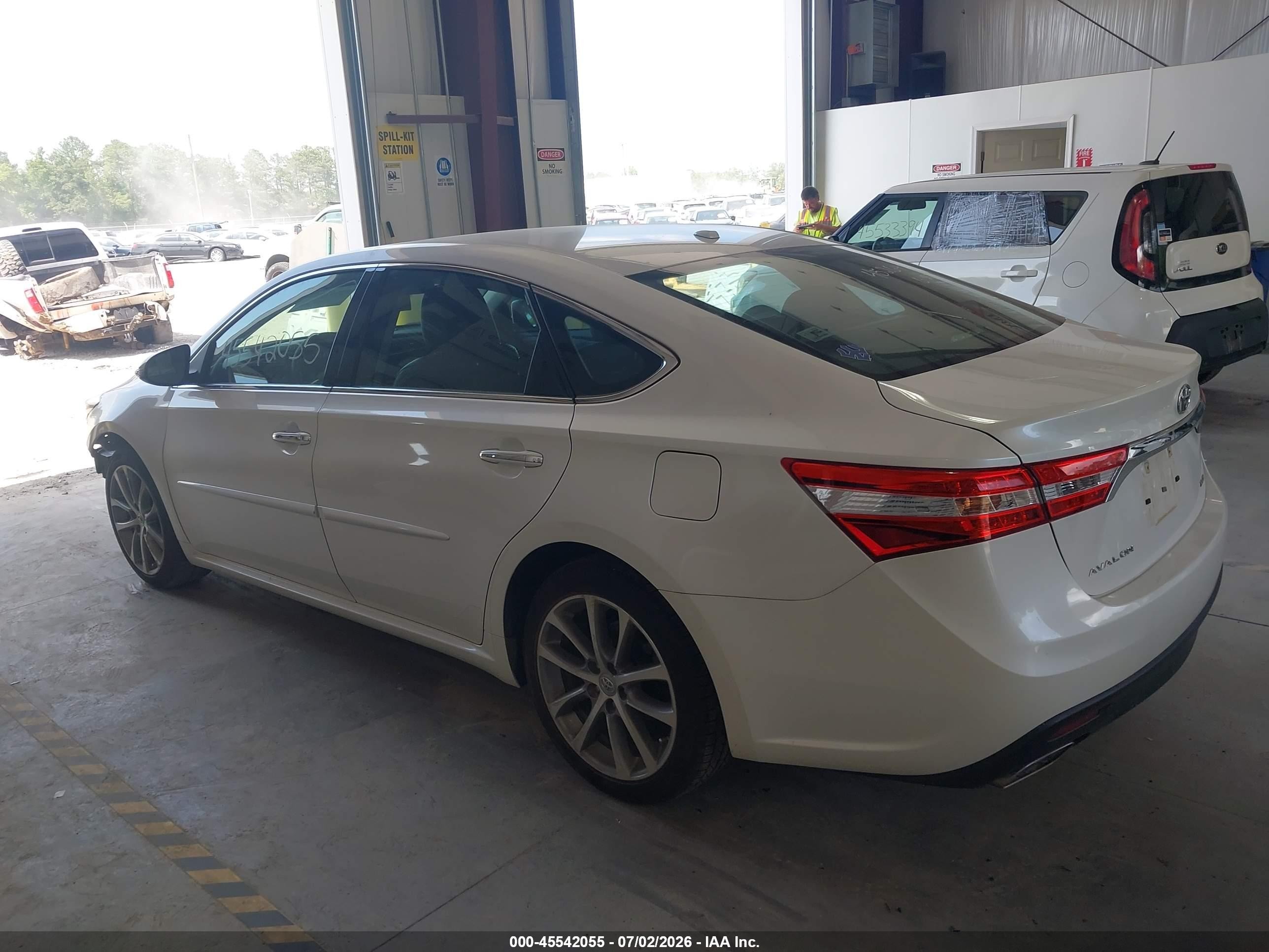 2015 Toyota Avalon Xle Touring White vin: 4T1BK1EB5FU147219