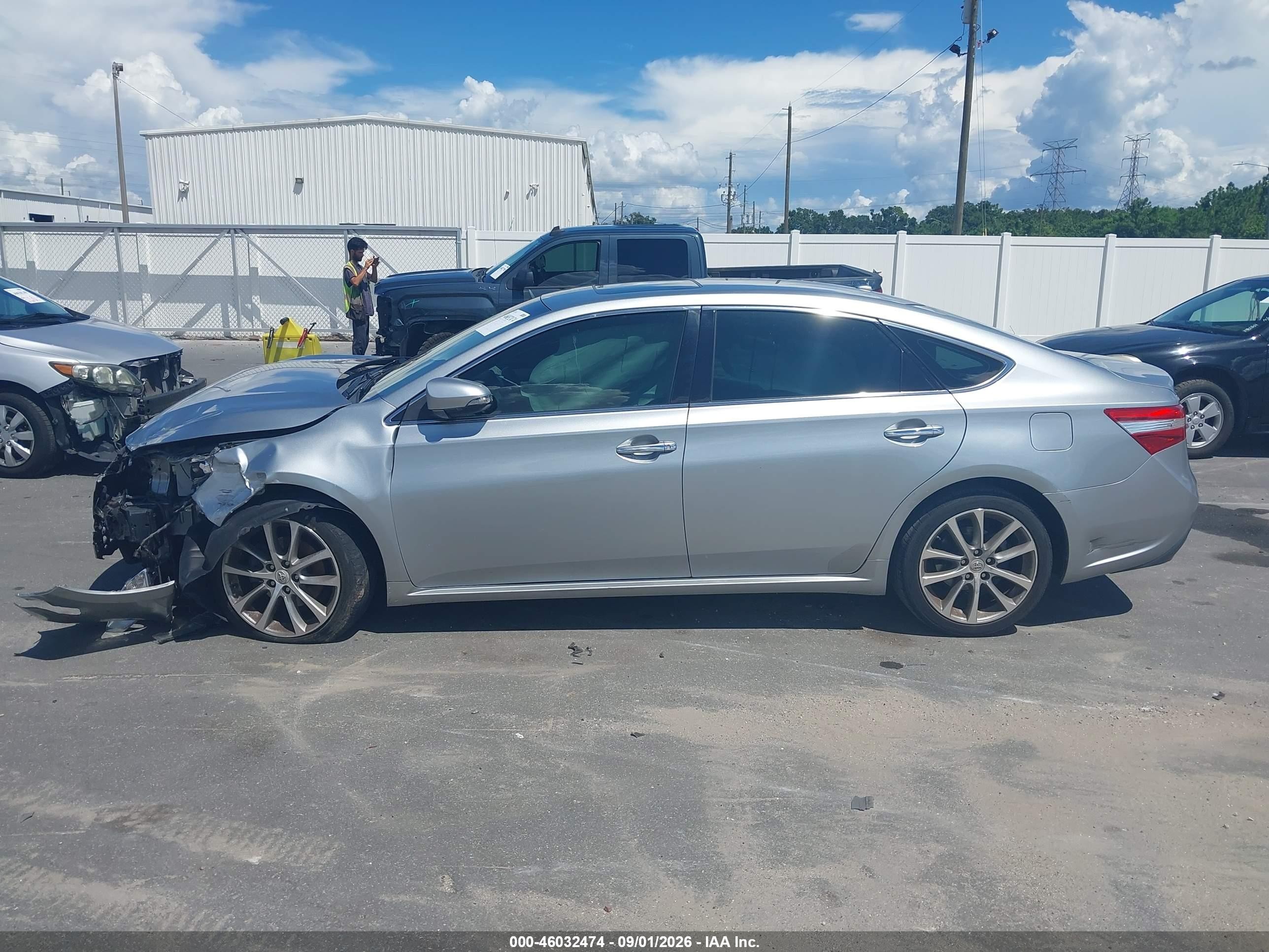 2015 Toyota Avalon Xle Touring Silver vin: 4T1BK1EB5FU153280