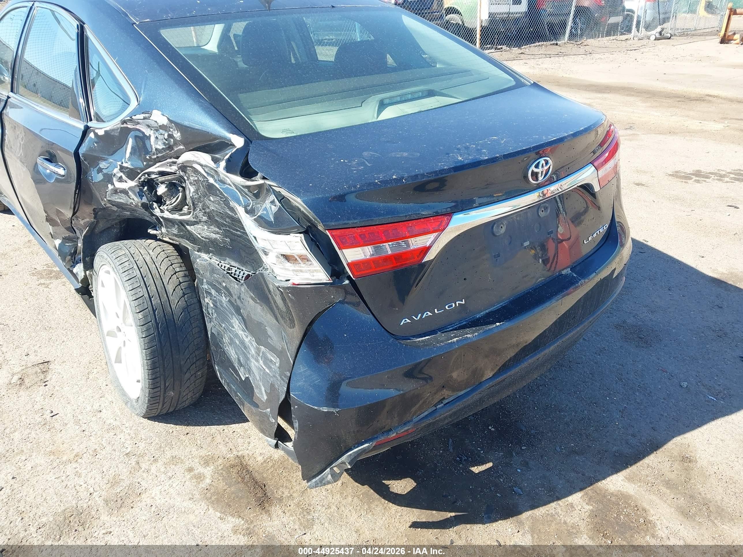 2015 Toyota Avalon Limited Black vin: 4T1BK1EB5FU168183