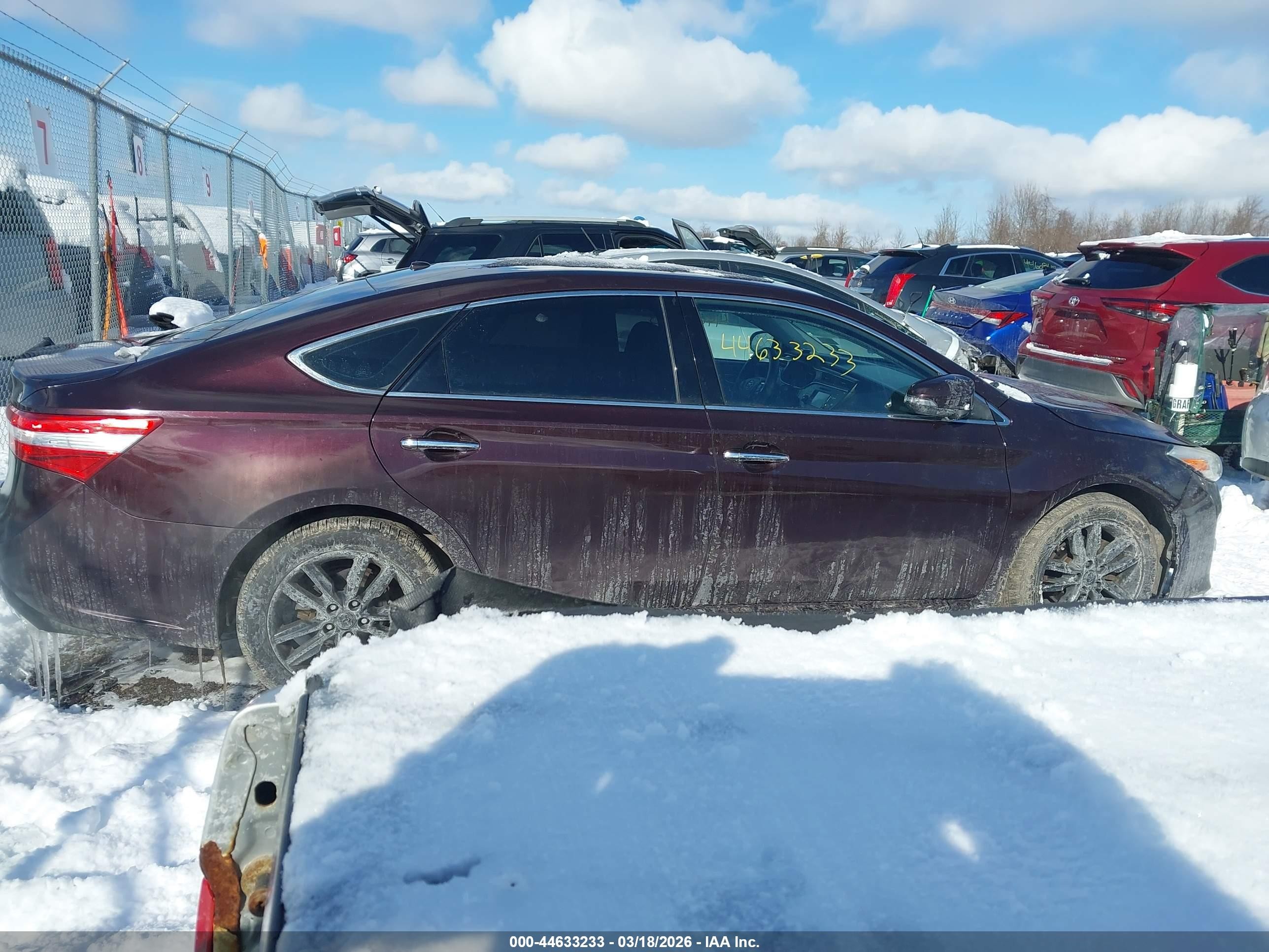 2015 Toyota Avalon Xle Purple vin: 4T1BK1EB5FU172265