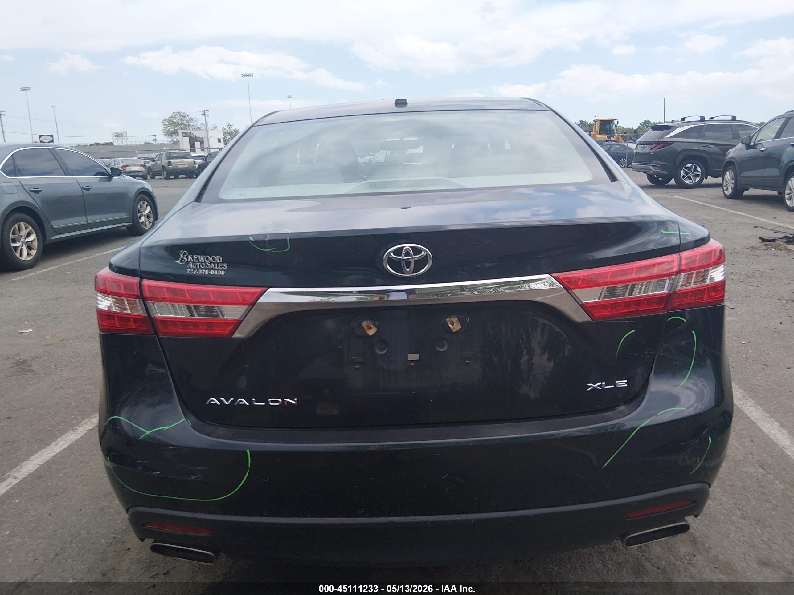 2015 Toyota Avalon Xle Black vin: 4T1BK1EB5FU189177