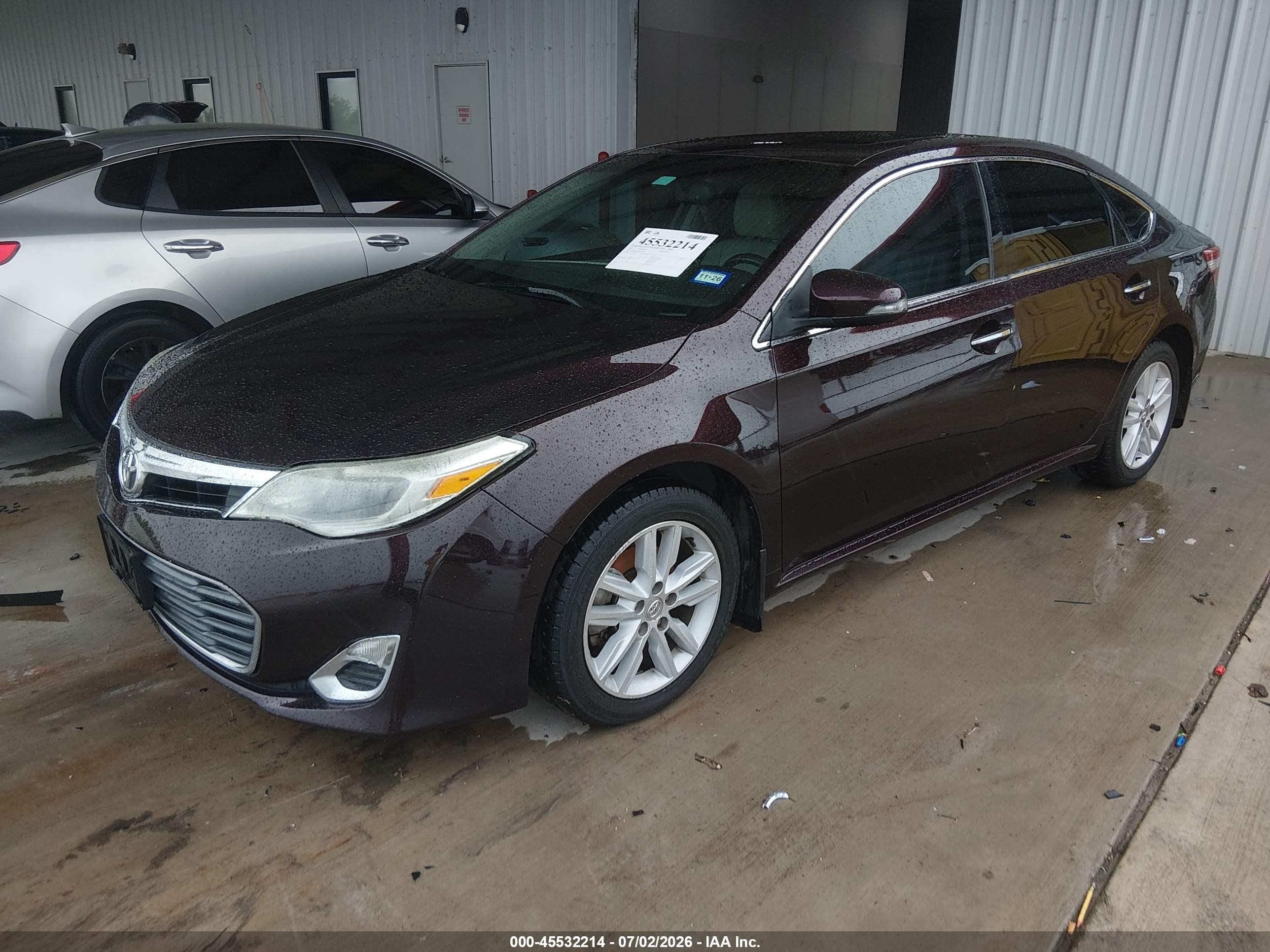2013 Toyota Avalon   Burgundy vin: 4T1BK1EB6DU024834