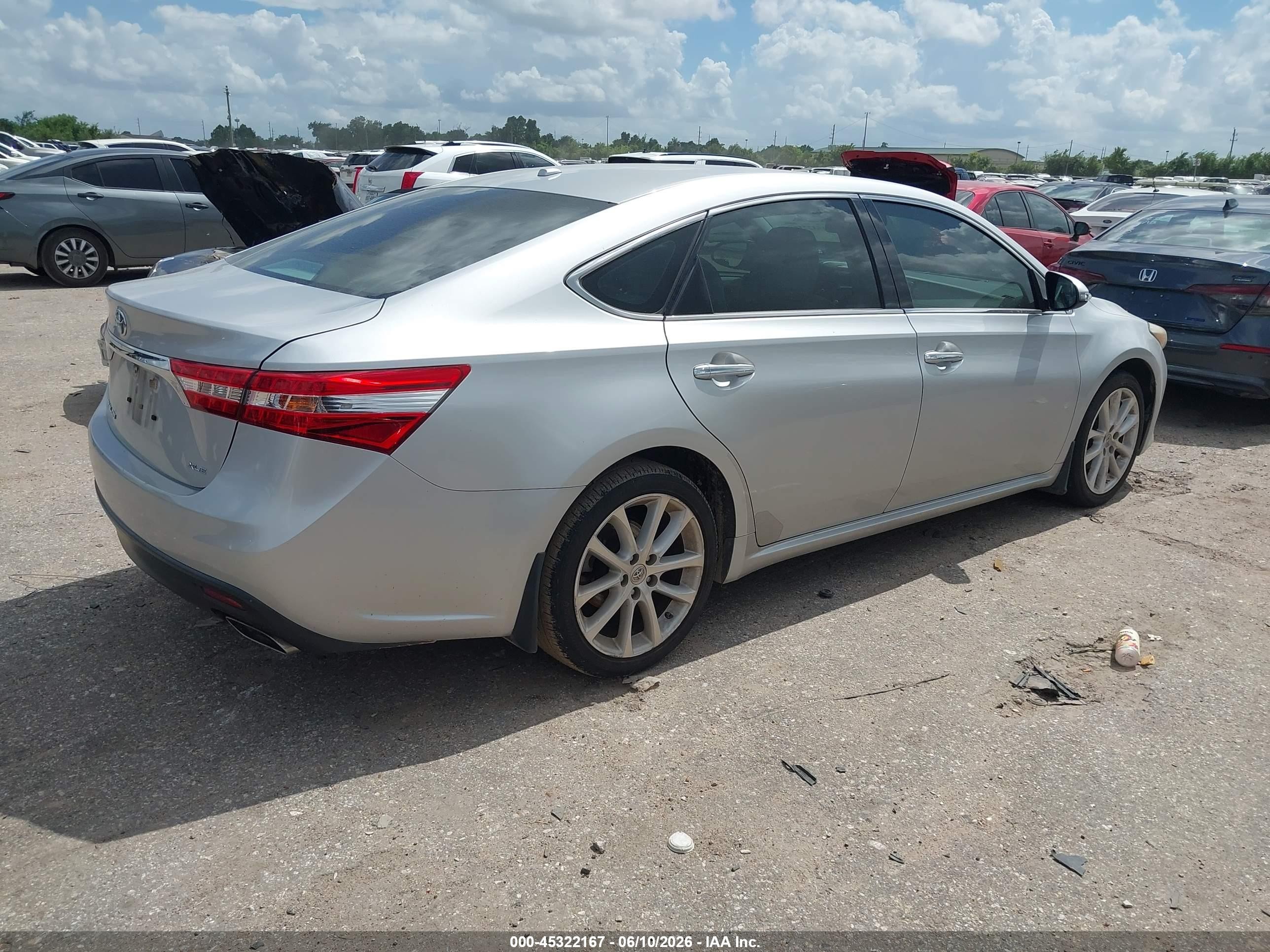 2013 Toyota Avalon Xle Touring Silver vin: 4T1BK1EB6DU032805