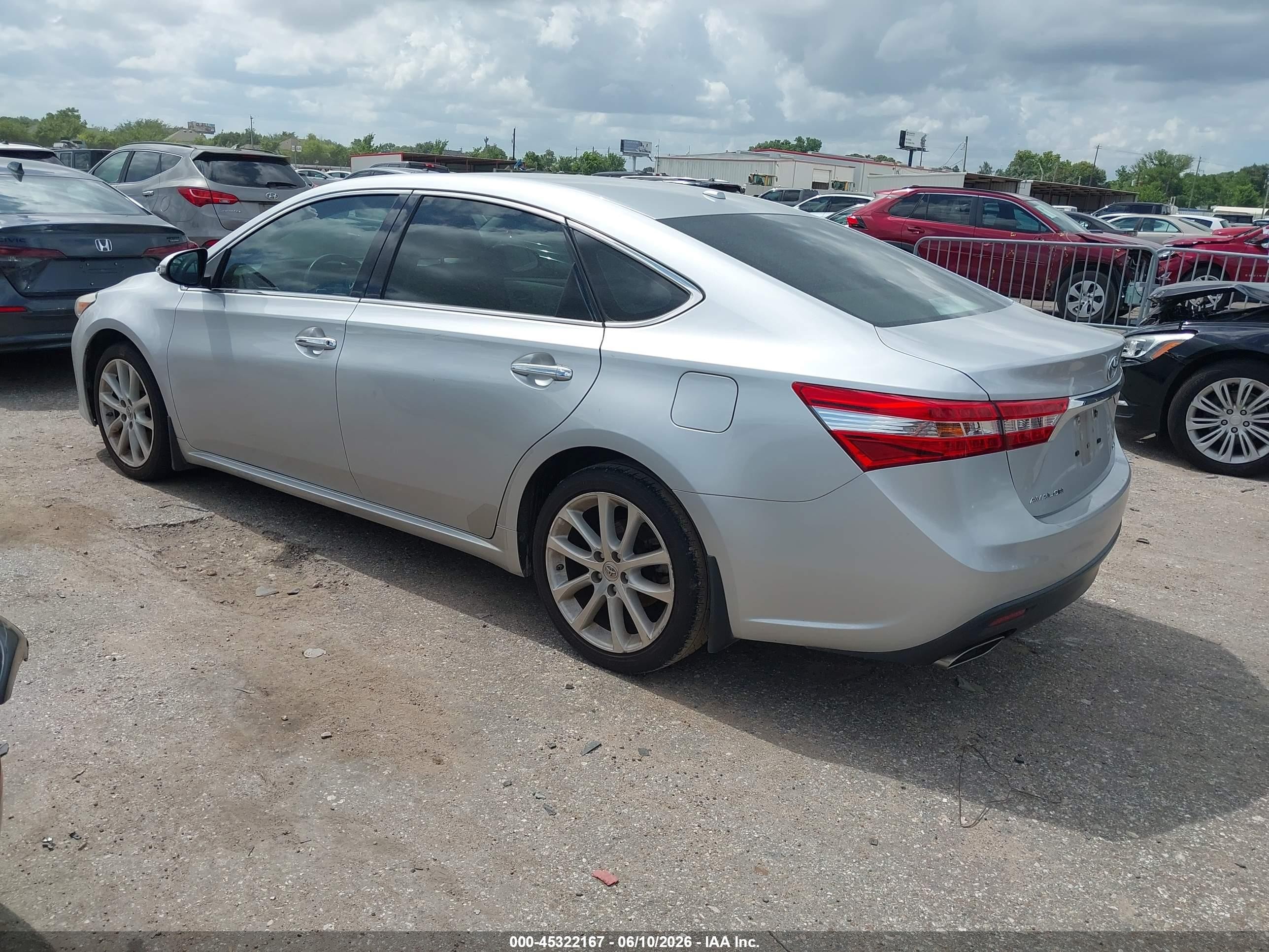 2013 Toyota Avalon Xle Touring Silver vin: 4T1BK1EB6DU032805