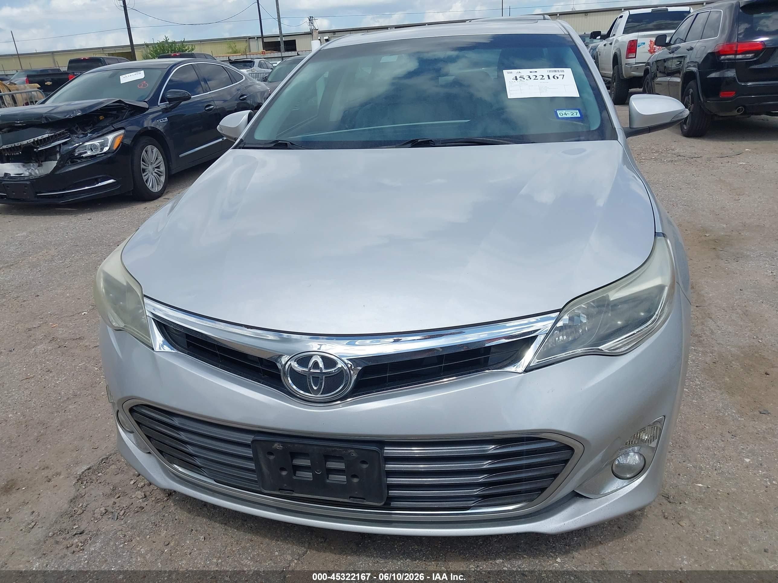 2013 Toyota Avalon Xle Touring Silver vin: 4T1BK1EB6DU032805