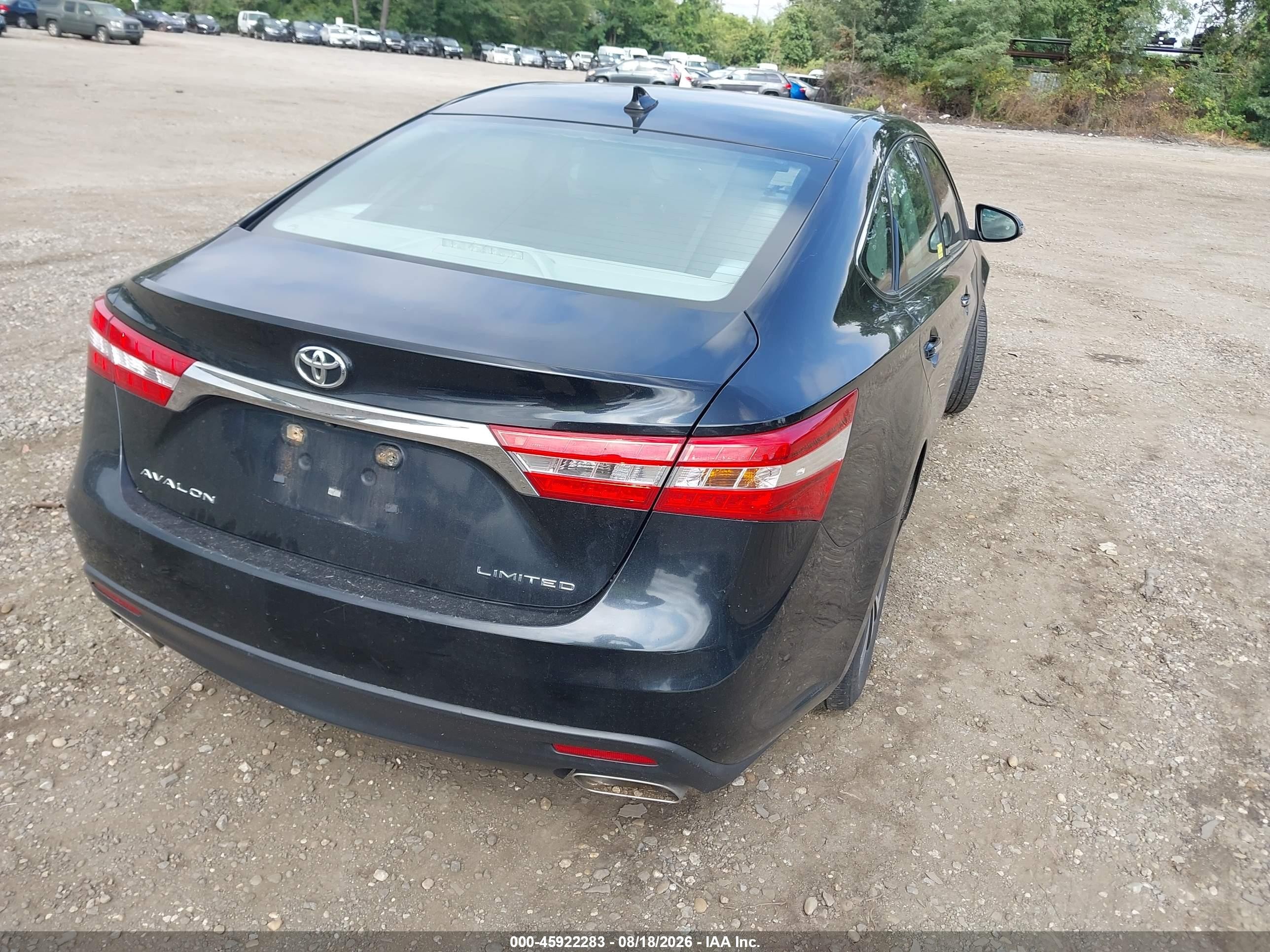 2013 Toyota Avalon Limited Black vin: 4T1BK1EB6DU044033