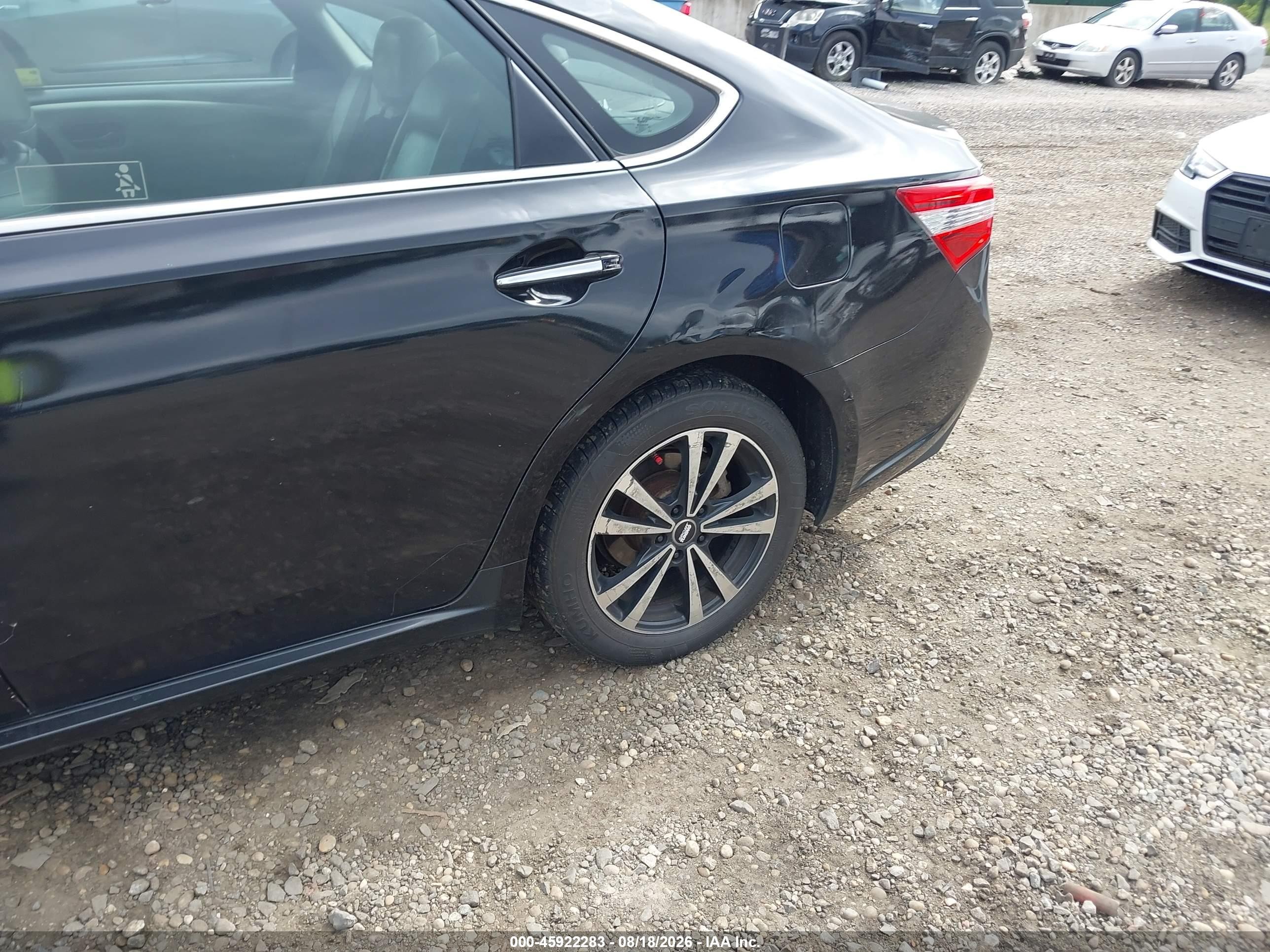 2013 Toyota Avalon Limited Black vin: 4T1BK1EB6DU044033