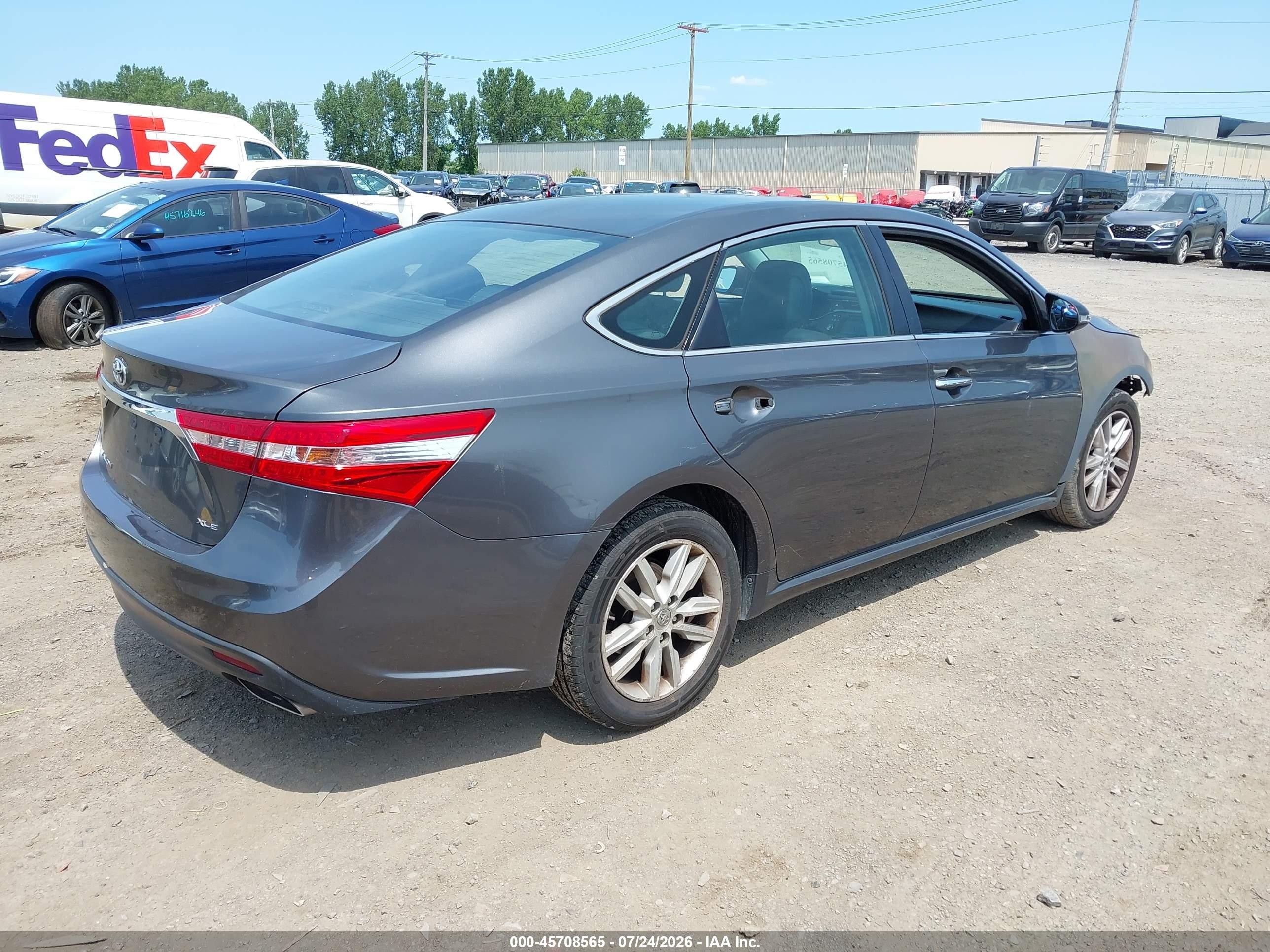 2013 Toyota Avalon Xle Gray vin: 4T1BK1EB6DU048373
