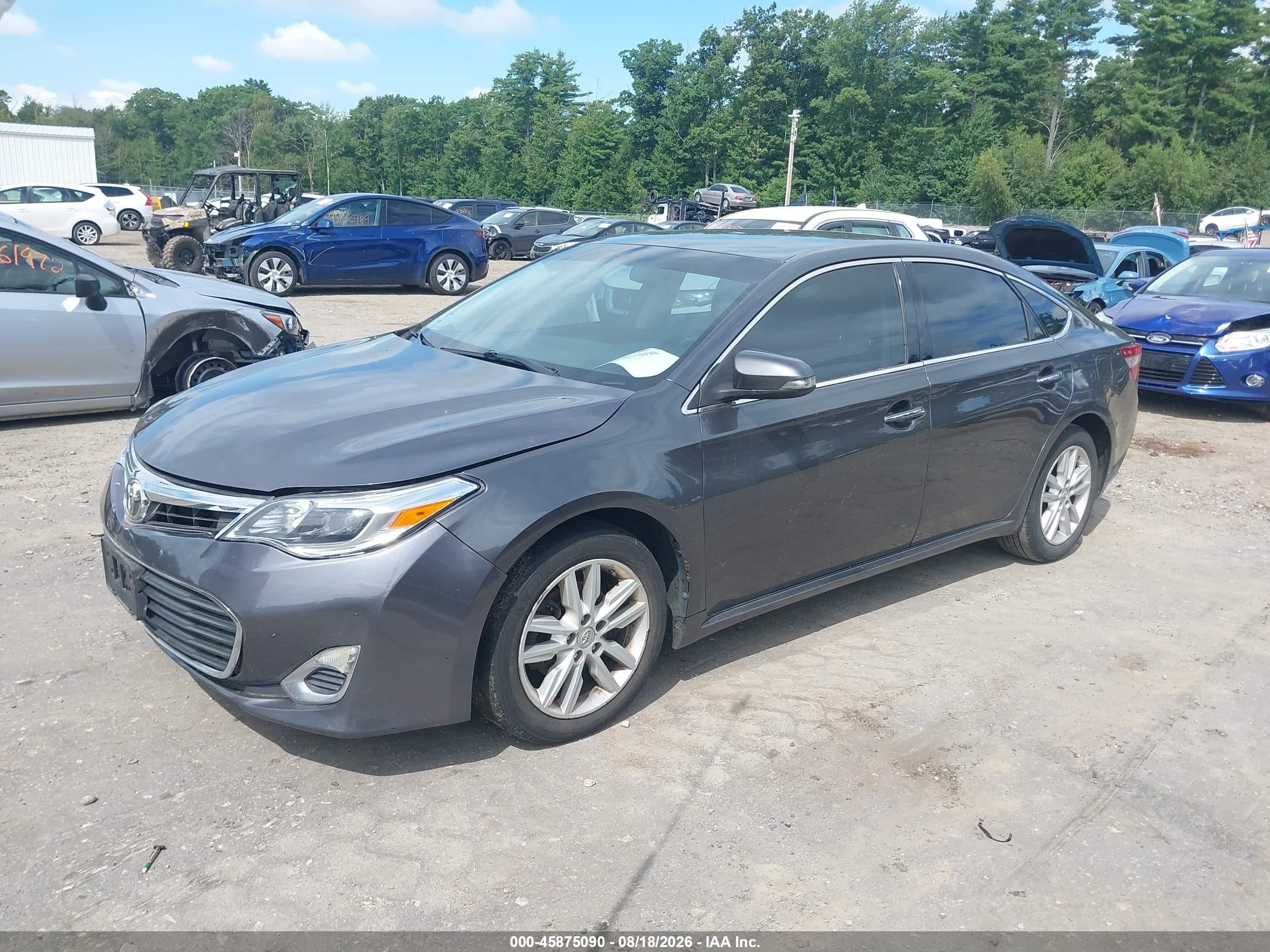 2013 Toyota Avalon Xle Gray vin: 4T1BK1EB6DU048731