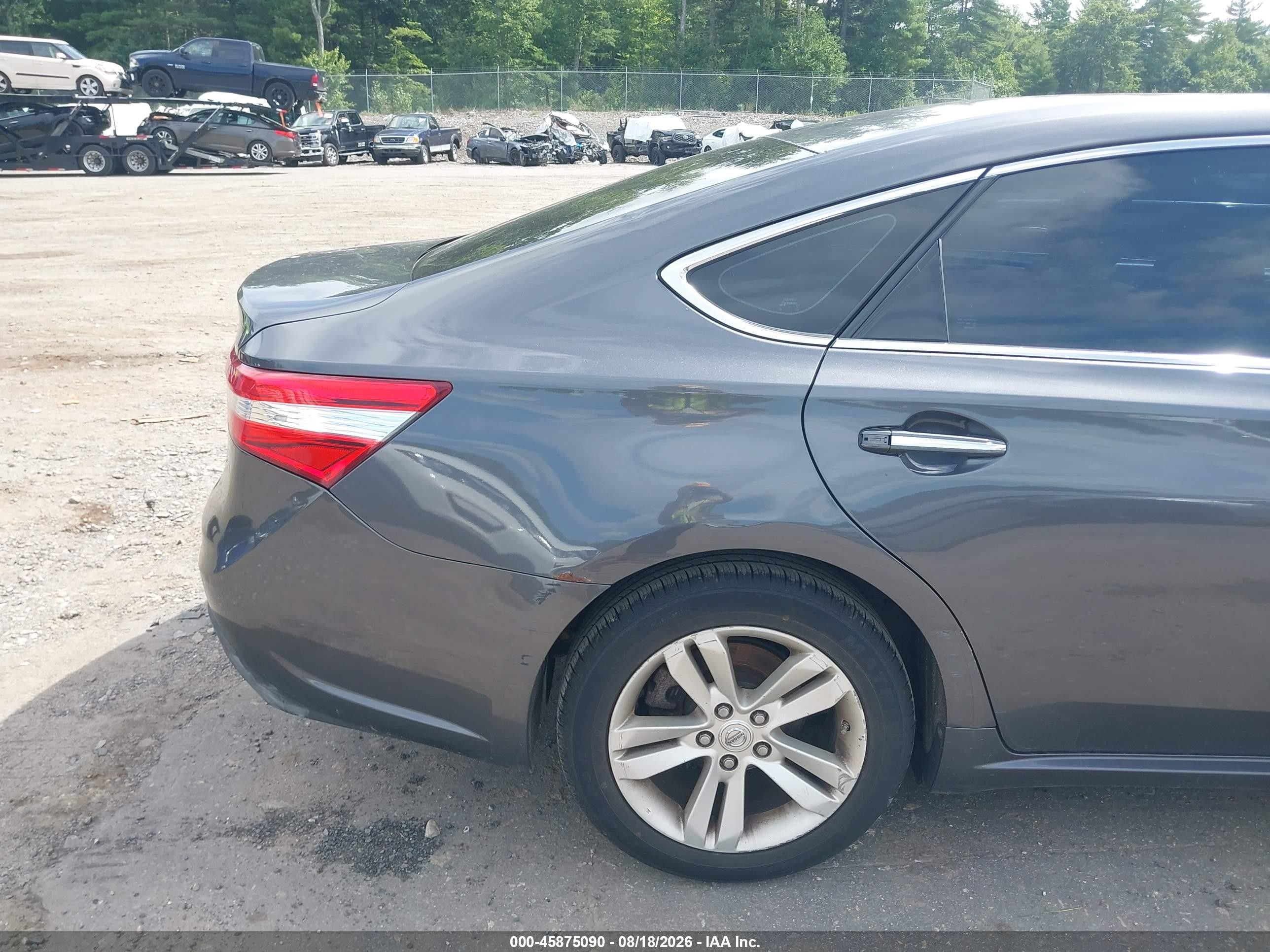 2013 Toyota Avalon Xle Gray vin: 4T1BK1EB6DU048731