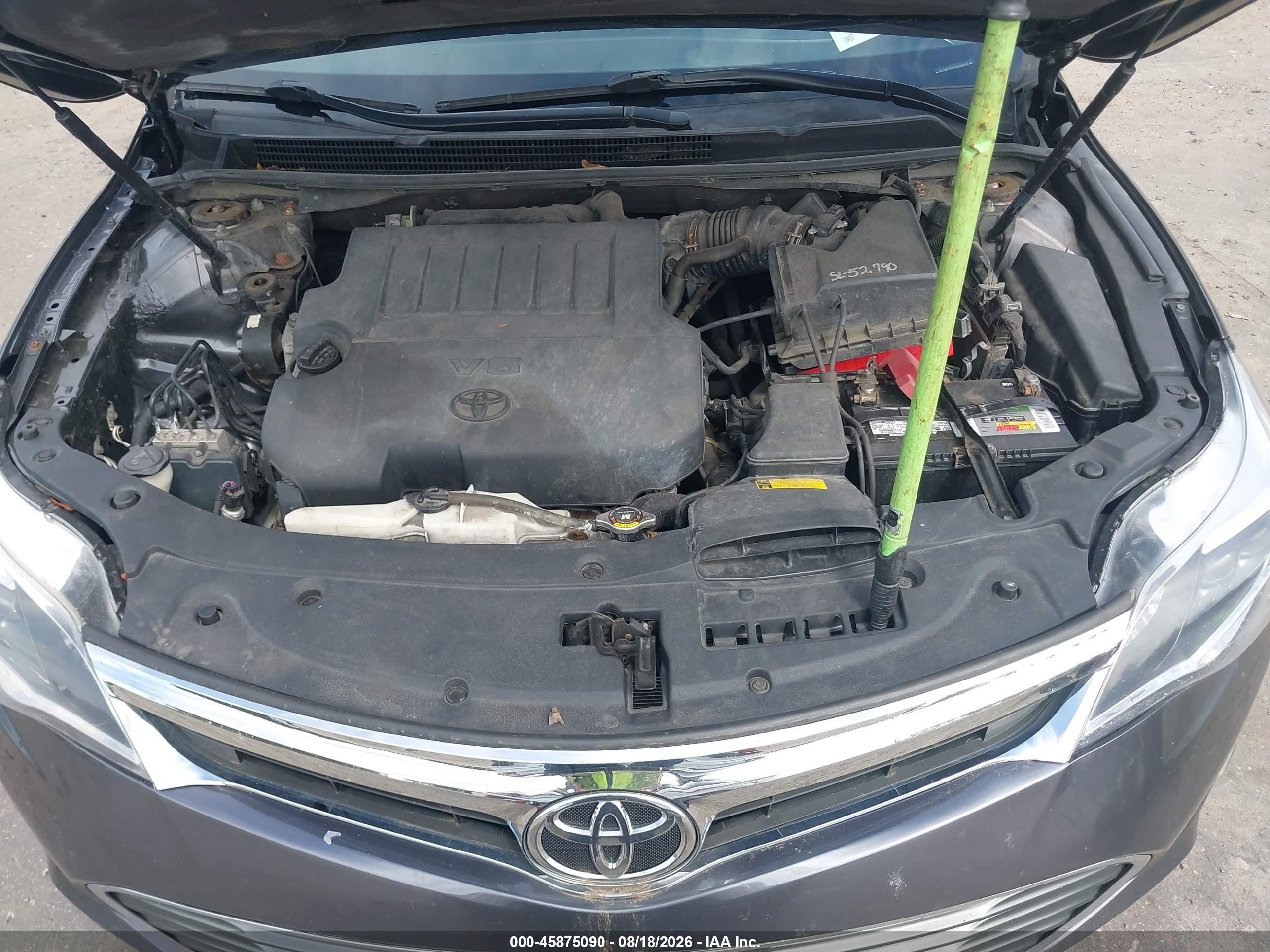 2013 Toyota Avalon Xle Gray vin: 4T1BK1EB6DU048731