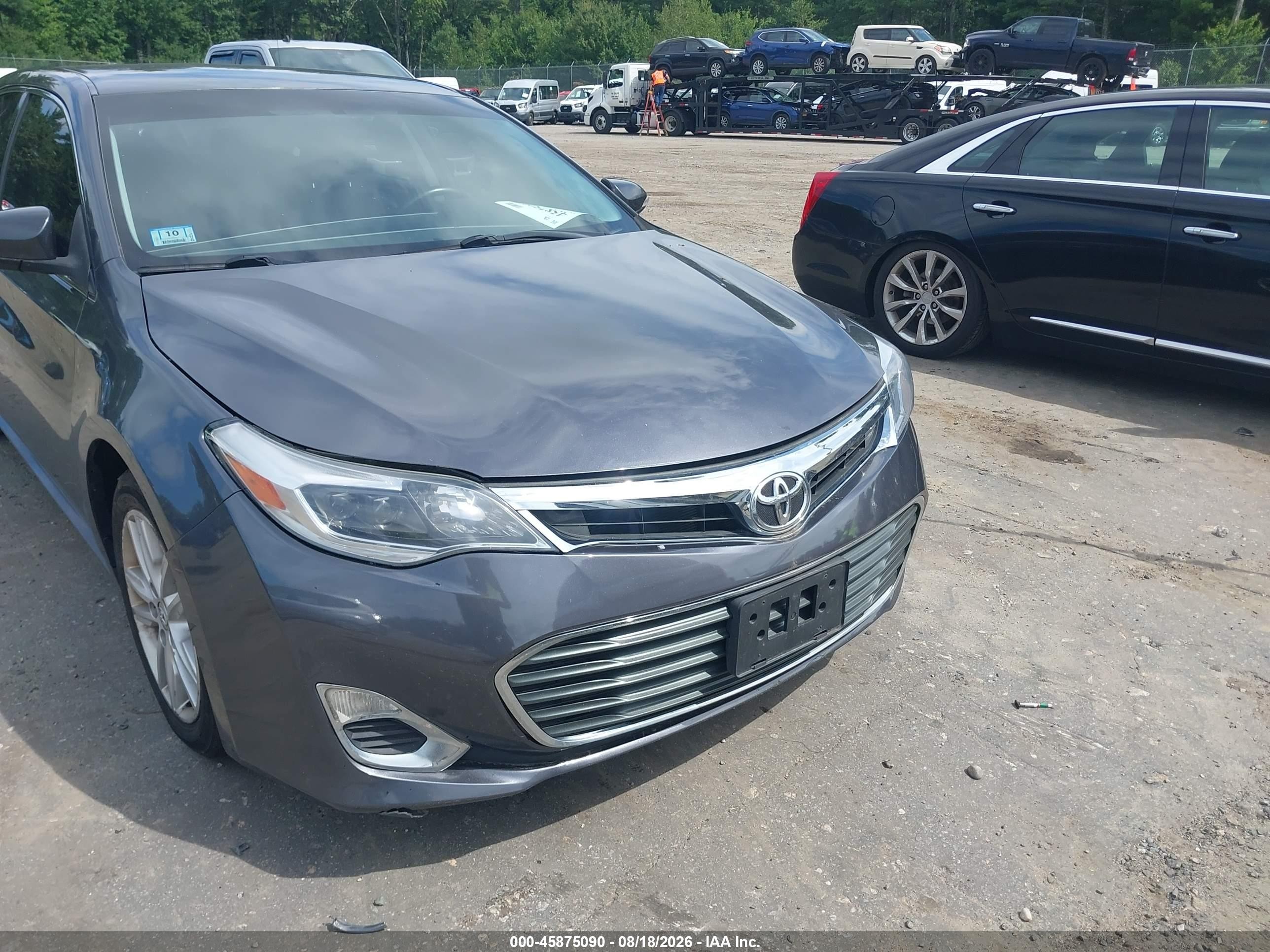 2013 Toyota Avalon Xle Gray vin: 4T1BK1EB6DU048731