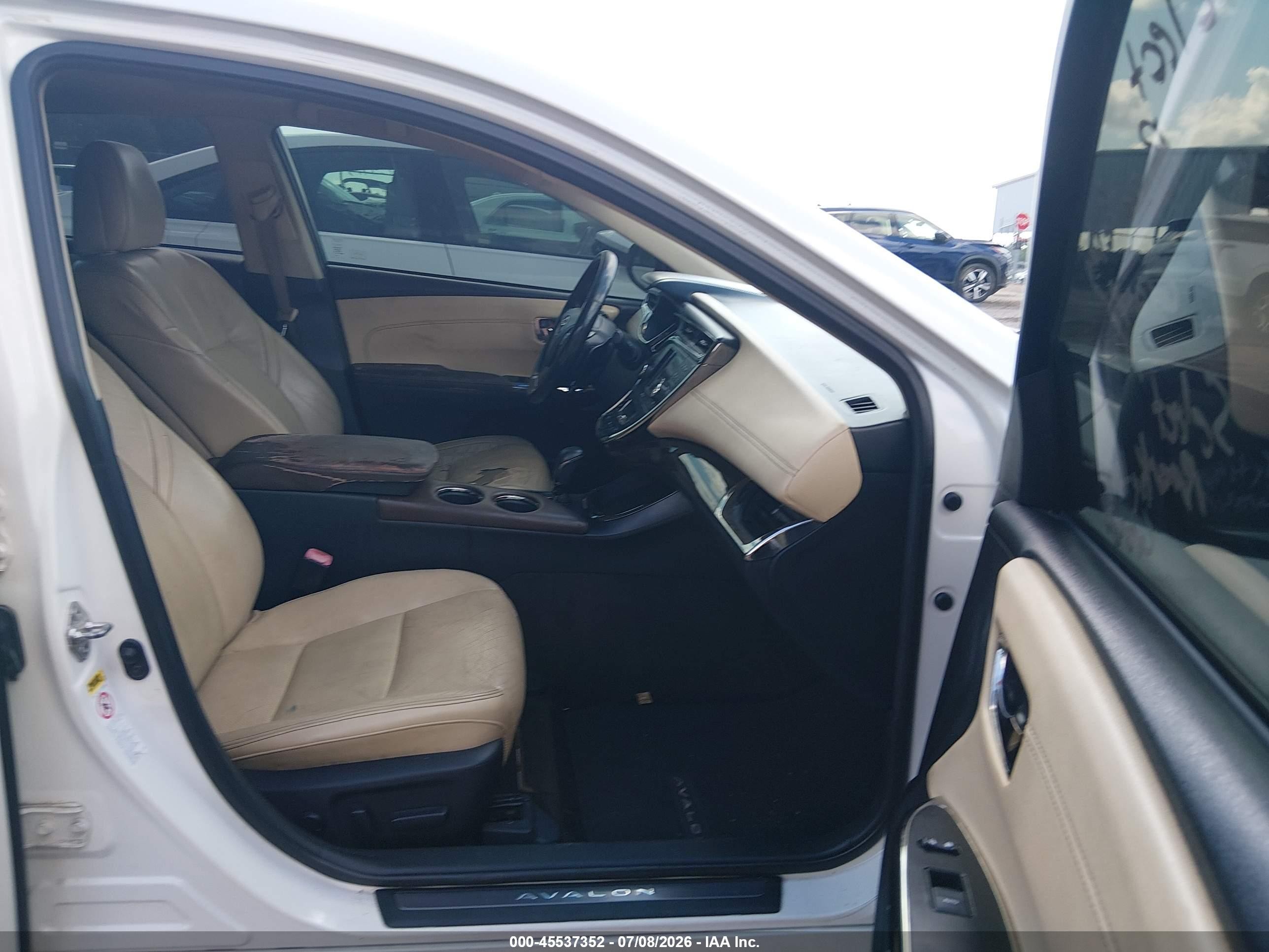 2013 Toyota Avalon Limited White vin: 4T1BK1EB6DU048776