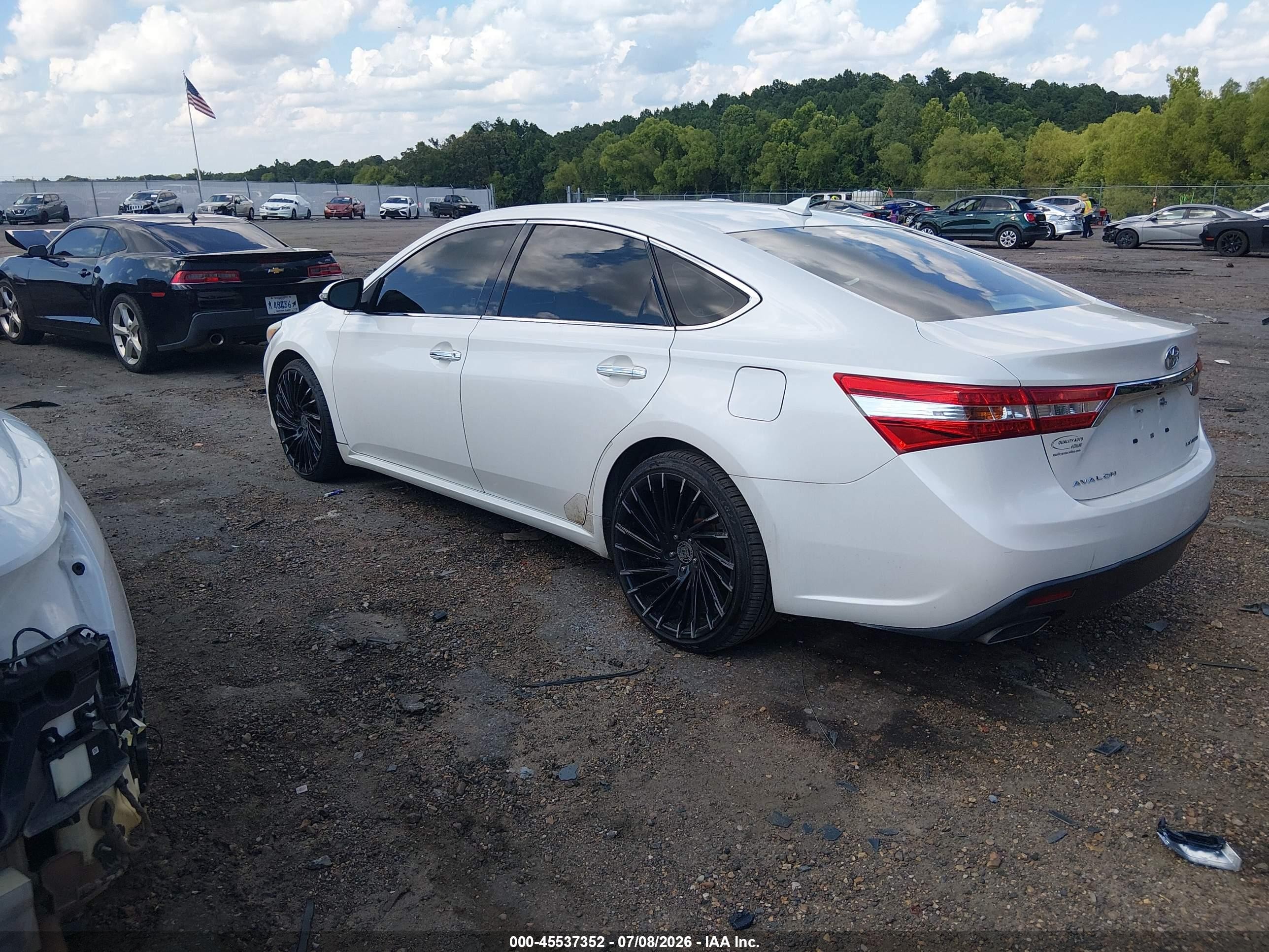 2013 Toyota Avalon Limited White vin: 4T1BK1EB6DU048776