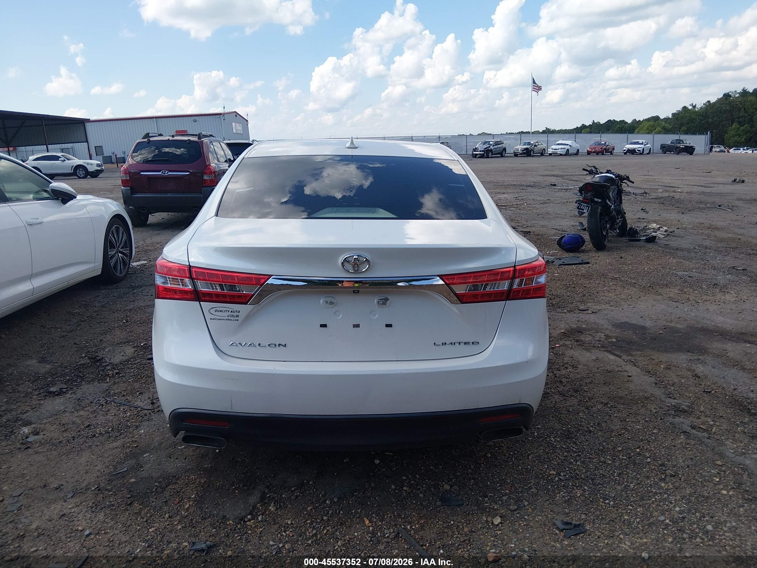 2013 Toyota Avalon Limited White vin: 4T1BK1EB6DU048776