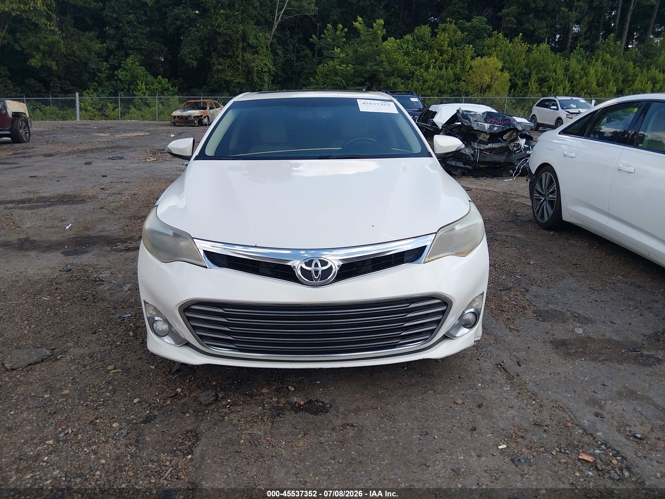 2013 Toyota Avalon Limited White vin: 4T1BK1EB6DU048776