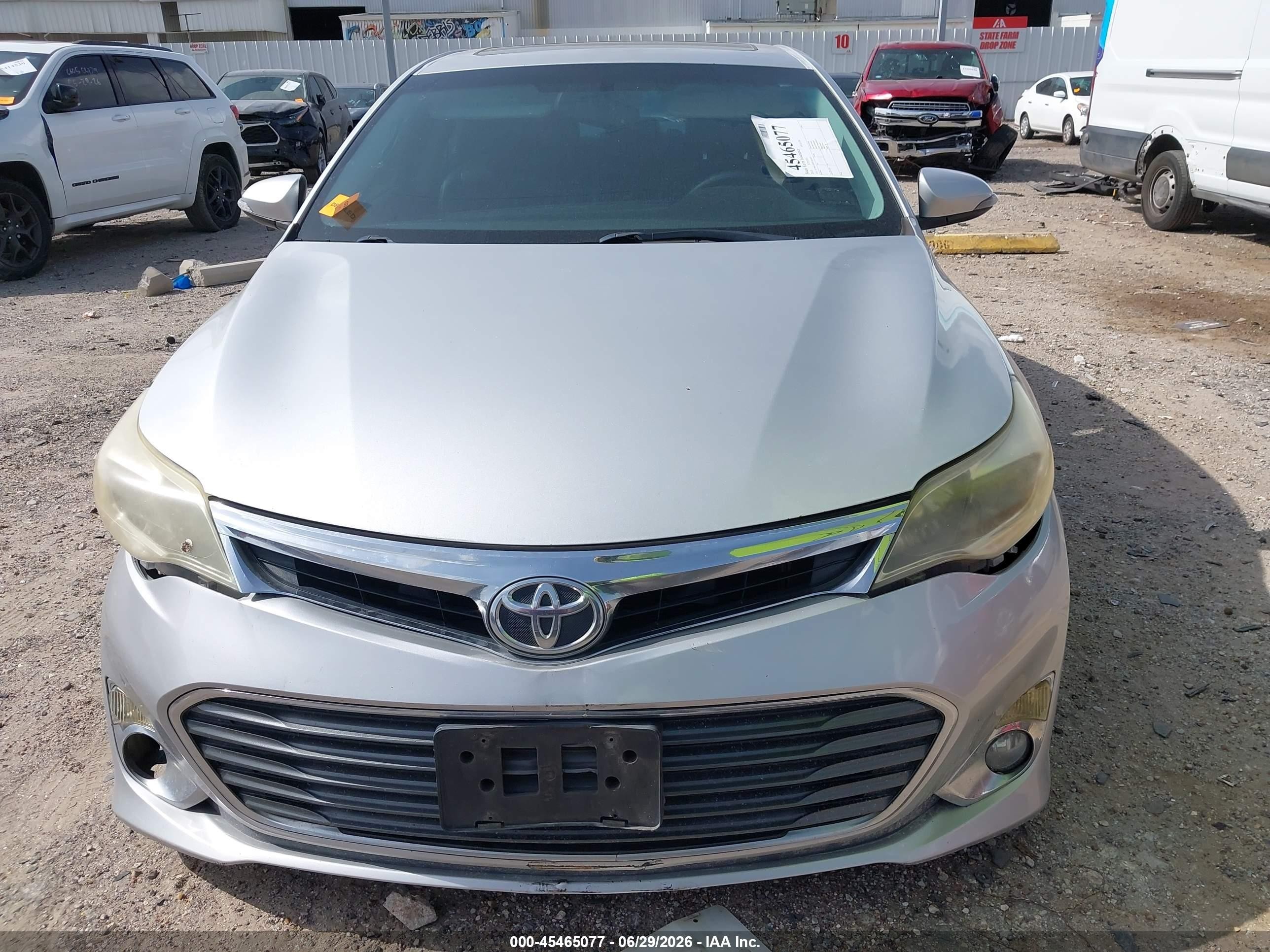 2013 Toyota Avalon Xle Touring Silver vin: 4T1BK1EB6DU062435