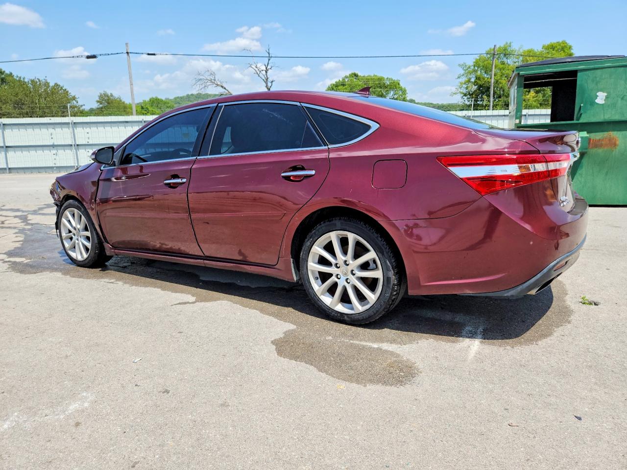 2013 Toyota Avalon Limited Burgundy vin: 4T1BK1EB6DU077243