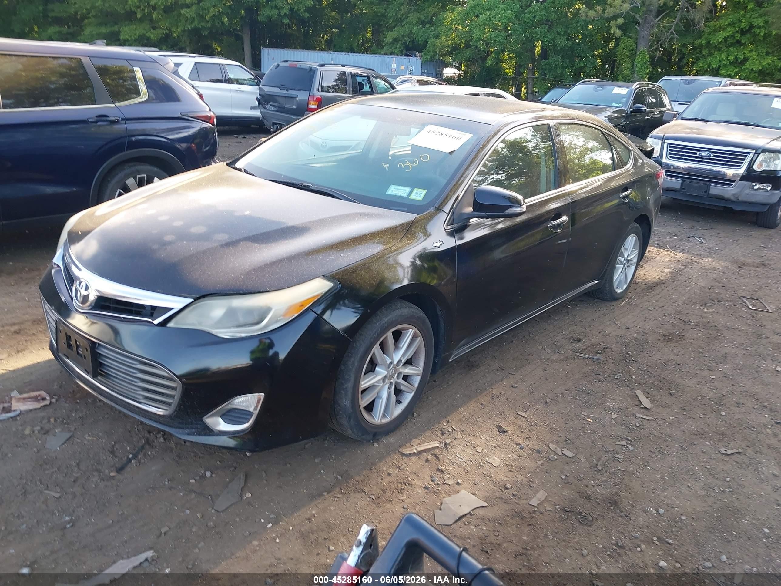 2014 Toyota Avalon Xle Black vin: 4T1BK1EB6EU090303
