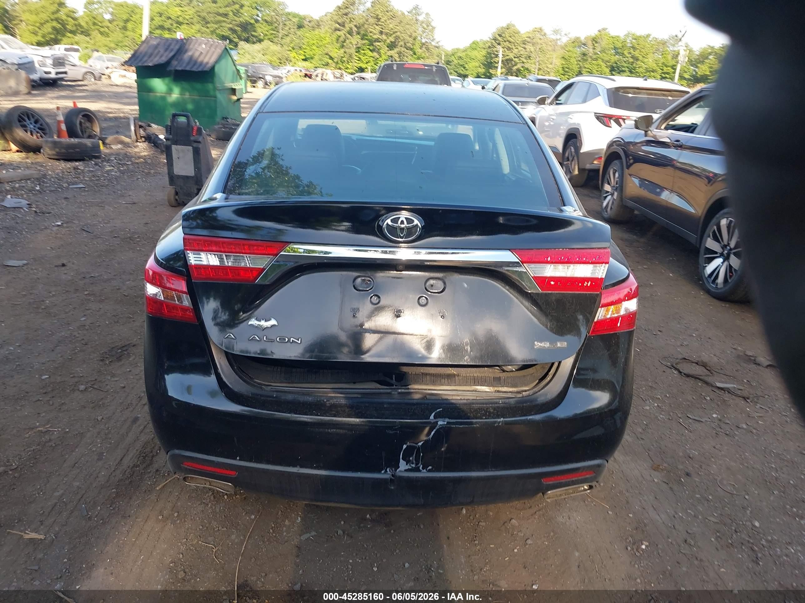 2014 Toyota Avalon Xle Black vin: 4T1BK1EB6EU090303