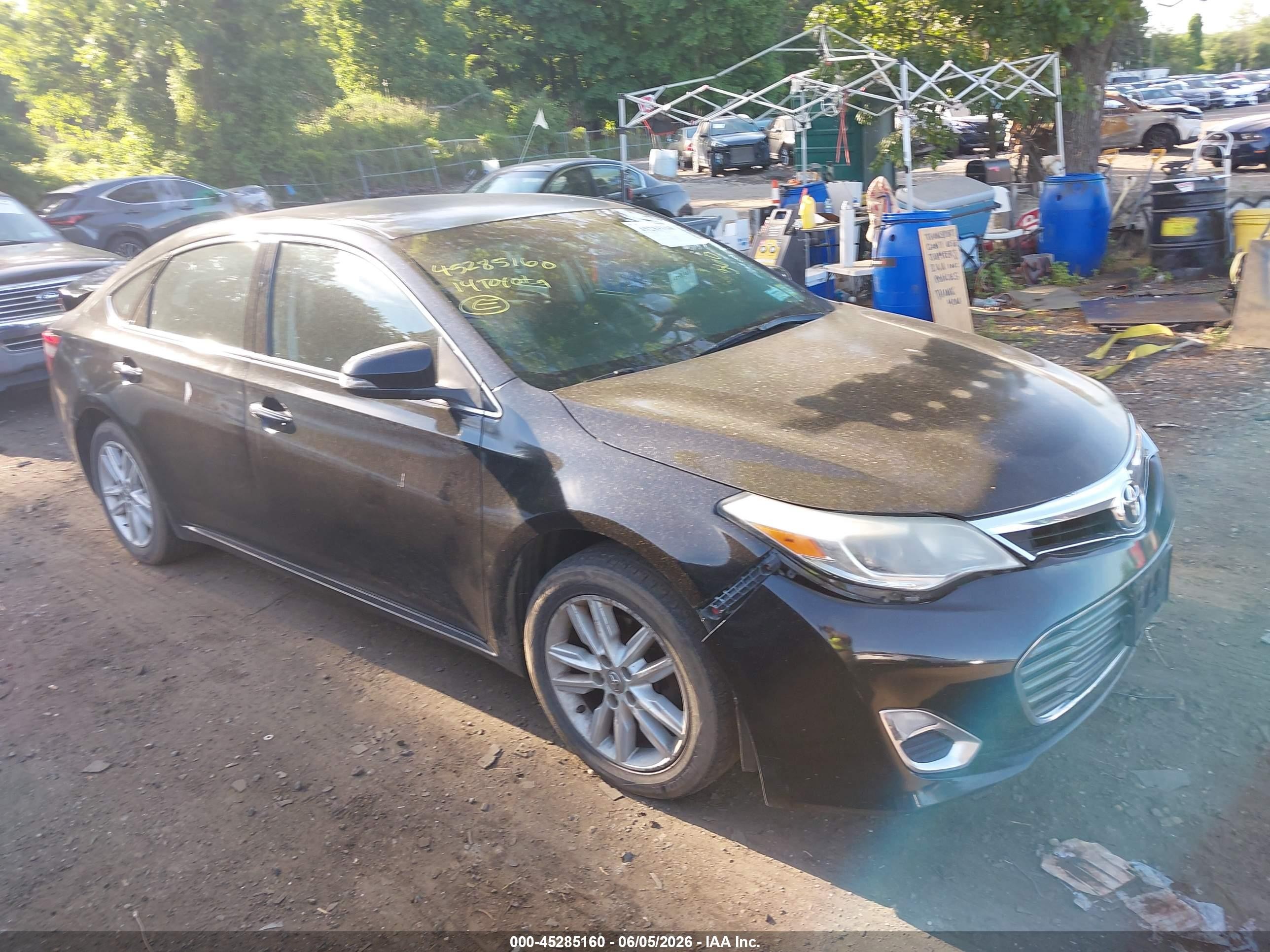 2014 Toyota Avalon Xle Black vin: 4T1BK1EB6EU090303