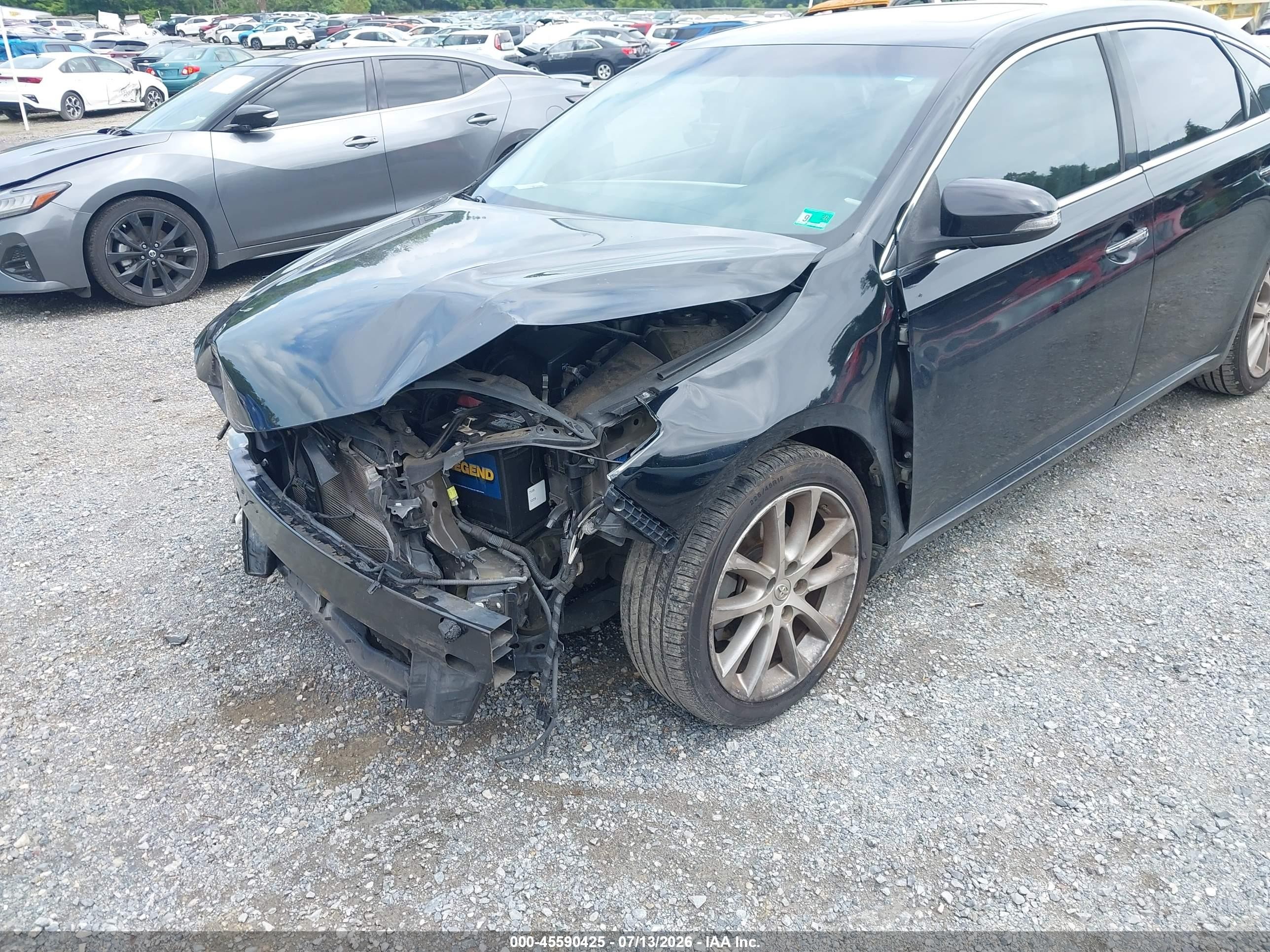 2014 Toyota Avalon   Black vin: 4T1BK1EB6EU094366