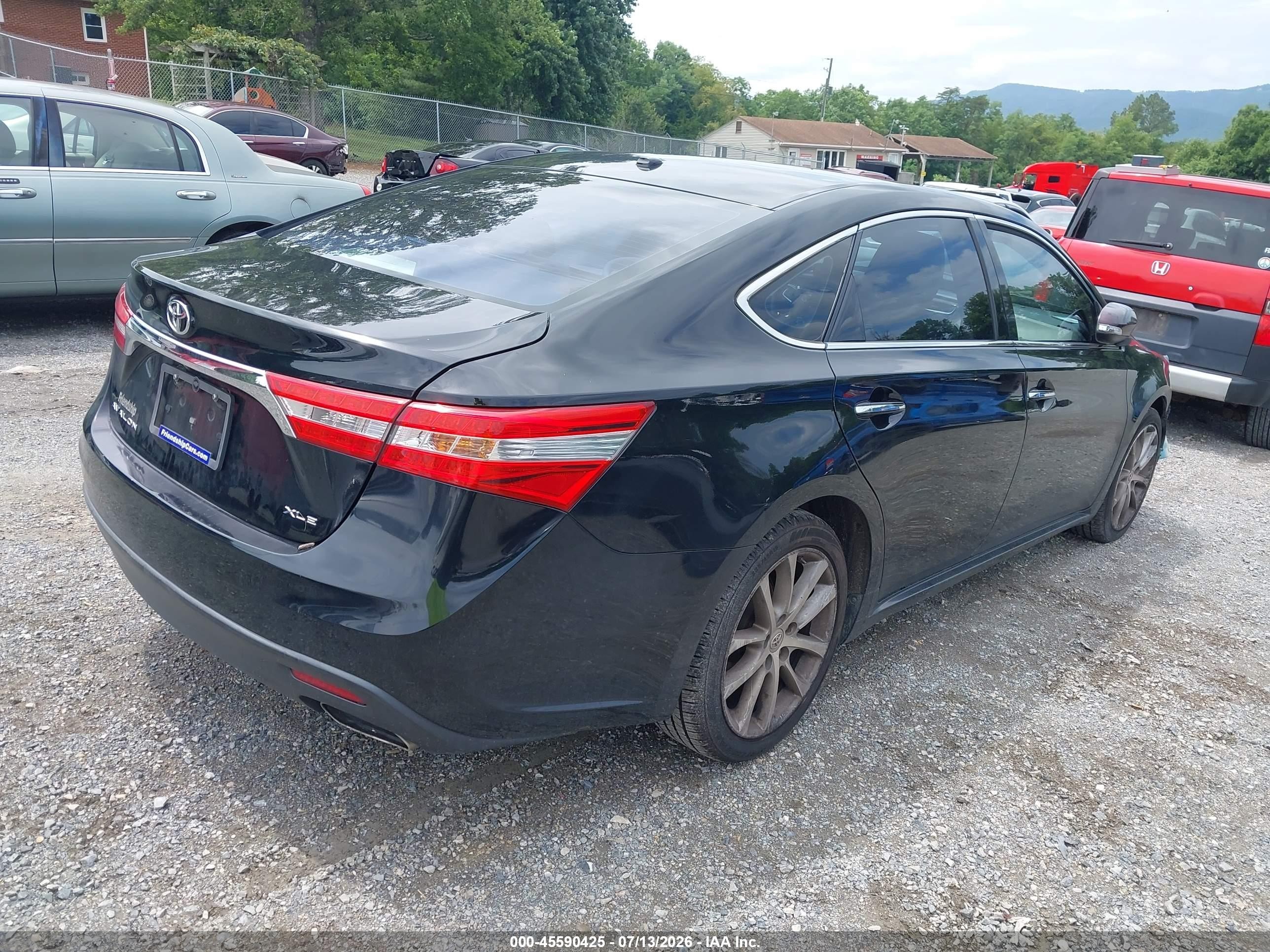 2014 Toyota Avalon   Black vin: 4T1BK1EB6EU094366