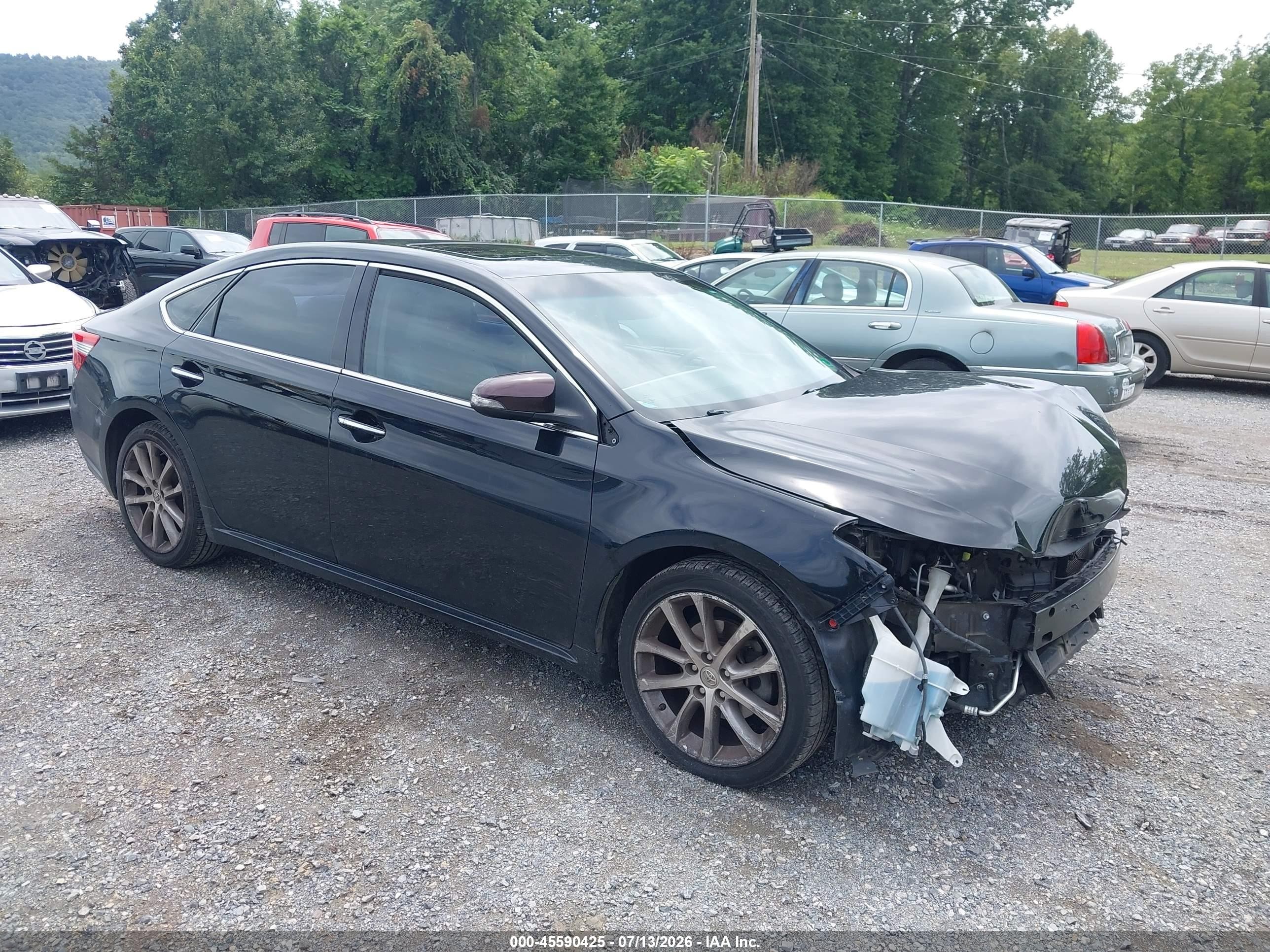 2014 Toyota Avalon   Black vin: 4T1BK1EB6EU094366