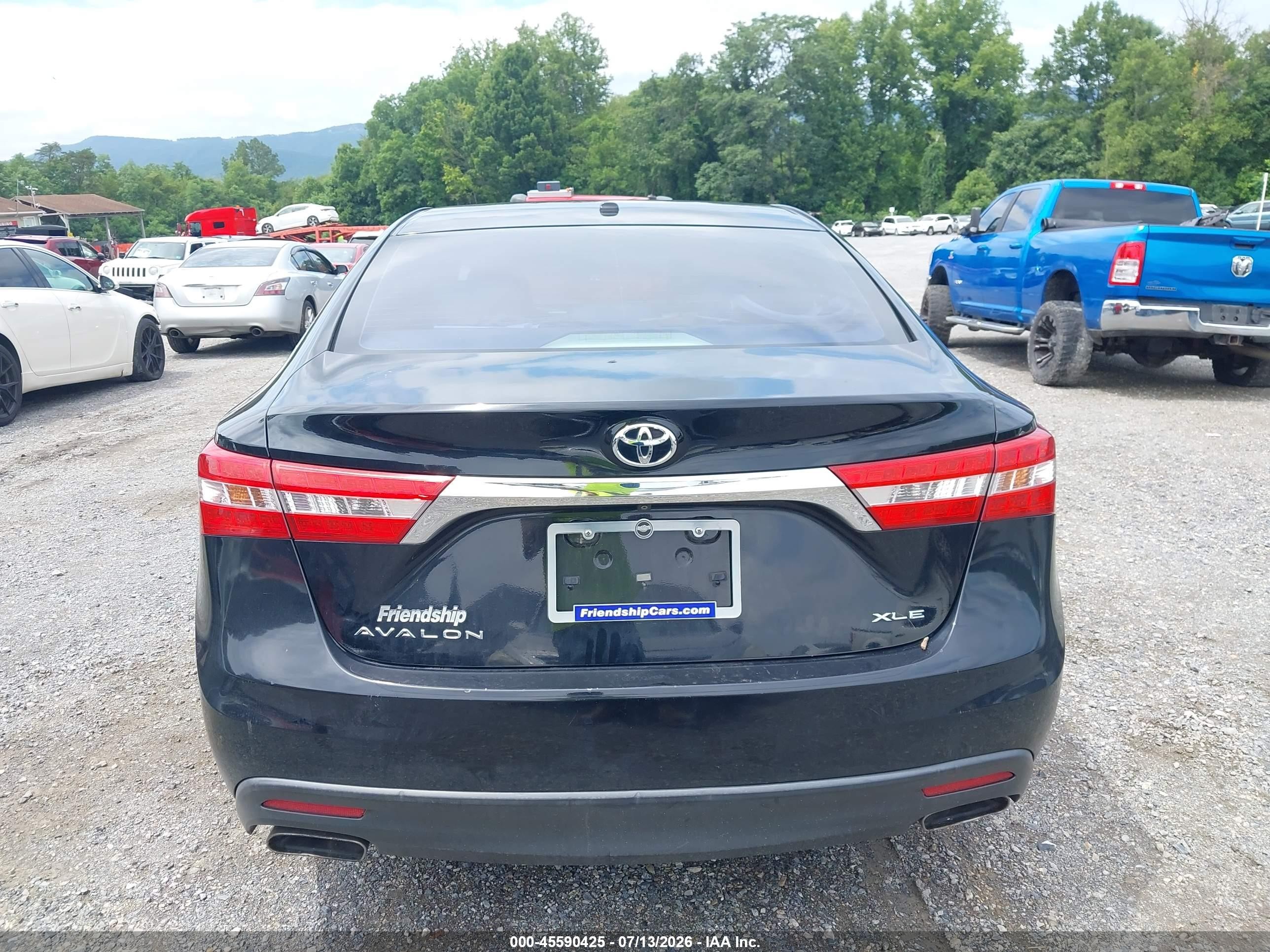 2014 Toyota Avalon   Black vin: 4T1BK1EB6EU094366